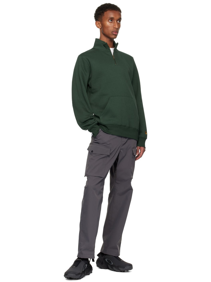 Carhartt Green Chase Neck Zip Sweatshirt outlook
