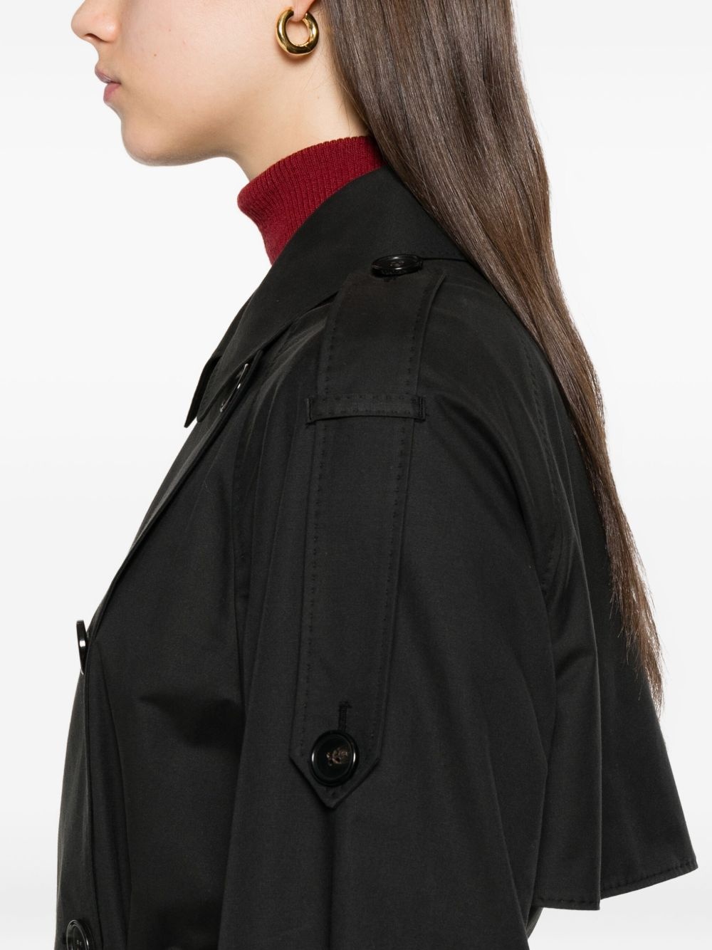 double-breasted belted jacket - 5