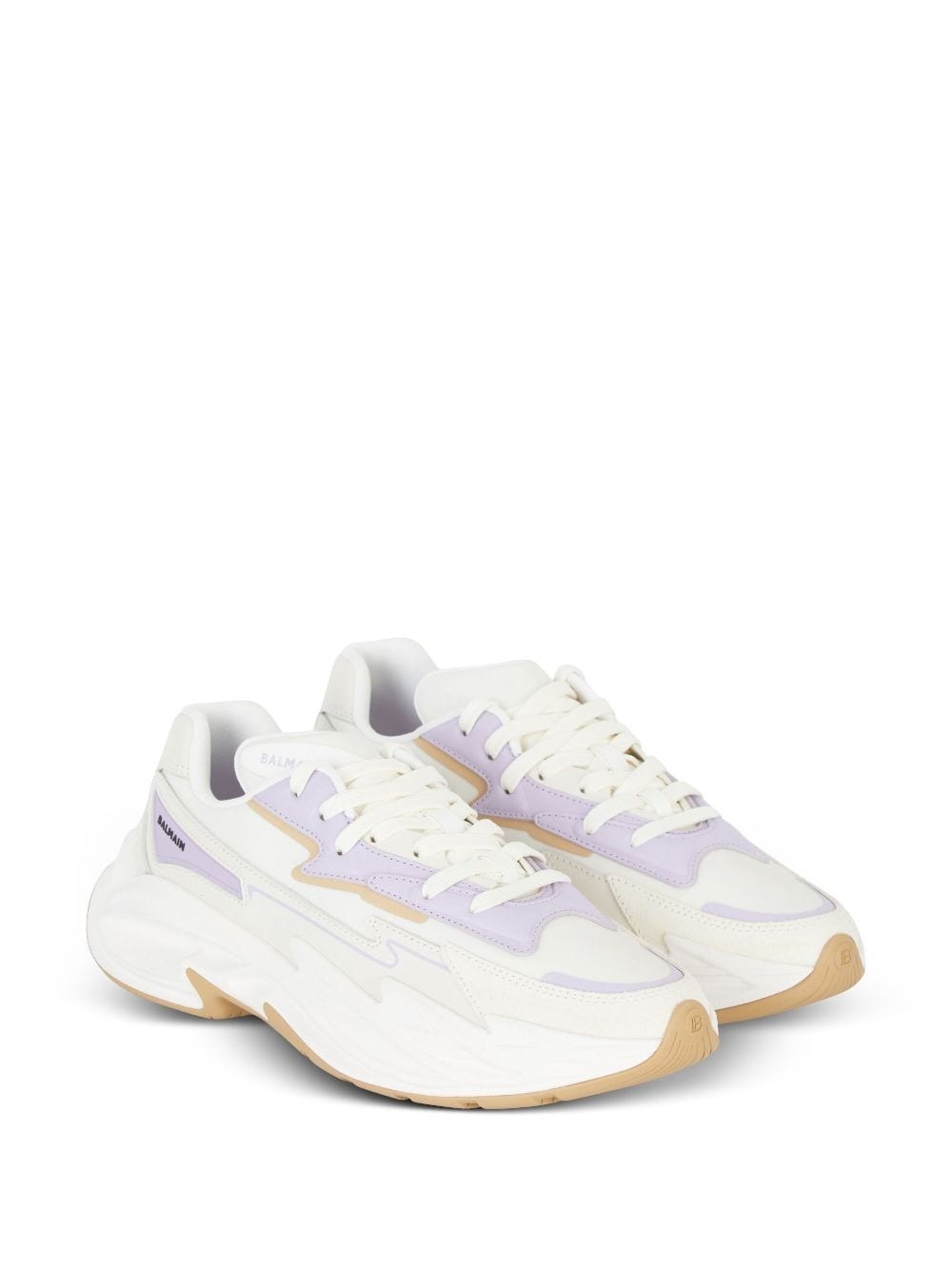 B-DR4G0N panelled lace-up sneakers - 2