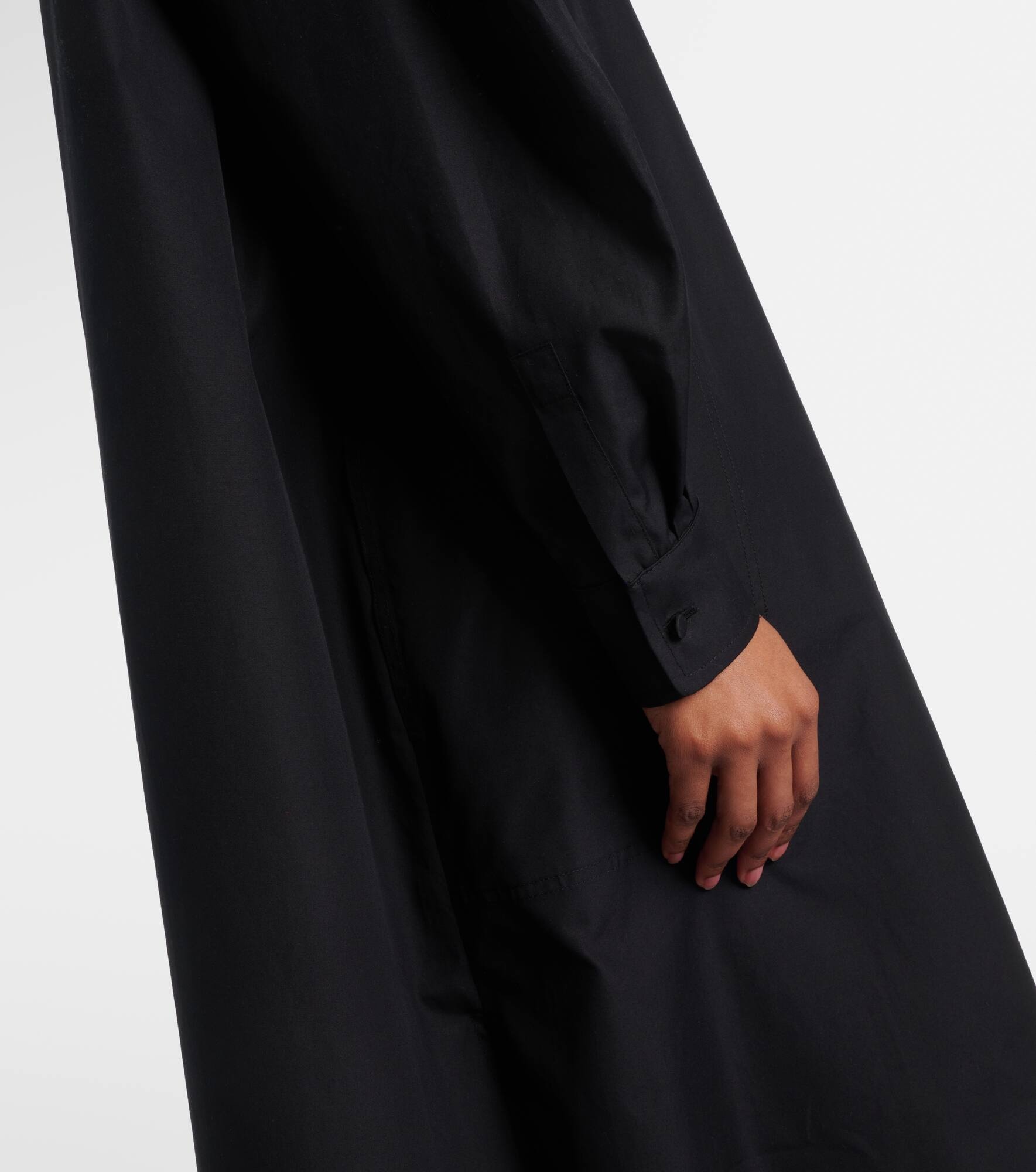Liriche cotton poplin midi dress - 5