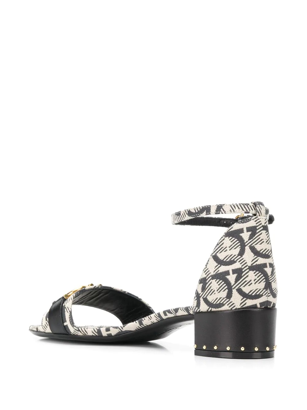 Gancio monogram print sandals - 3