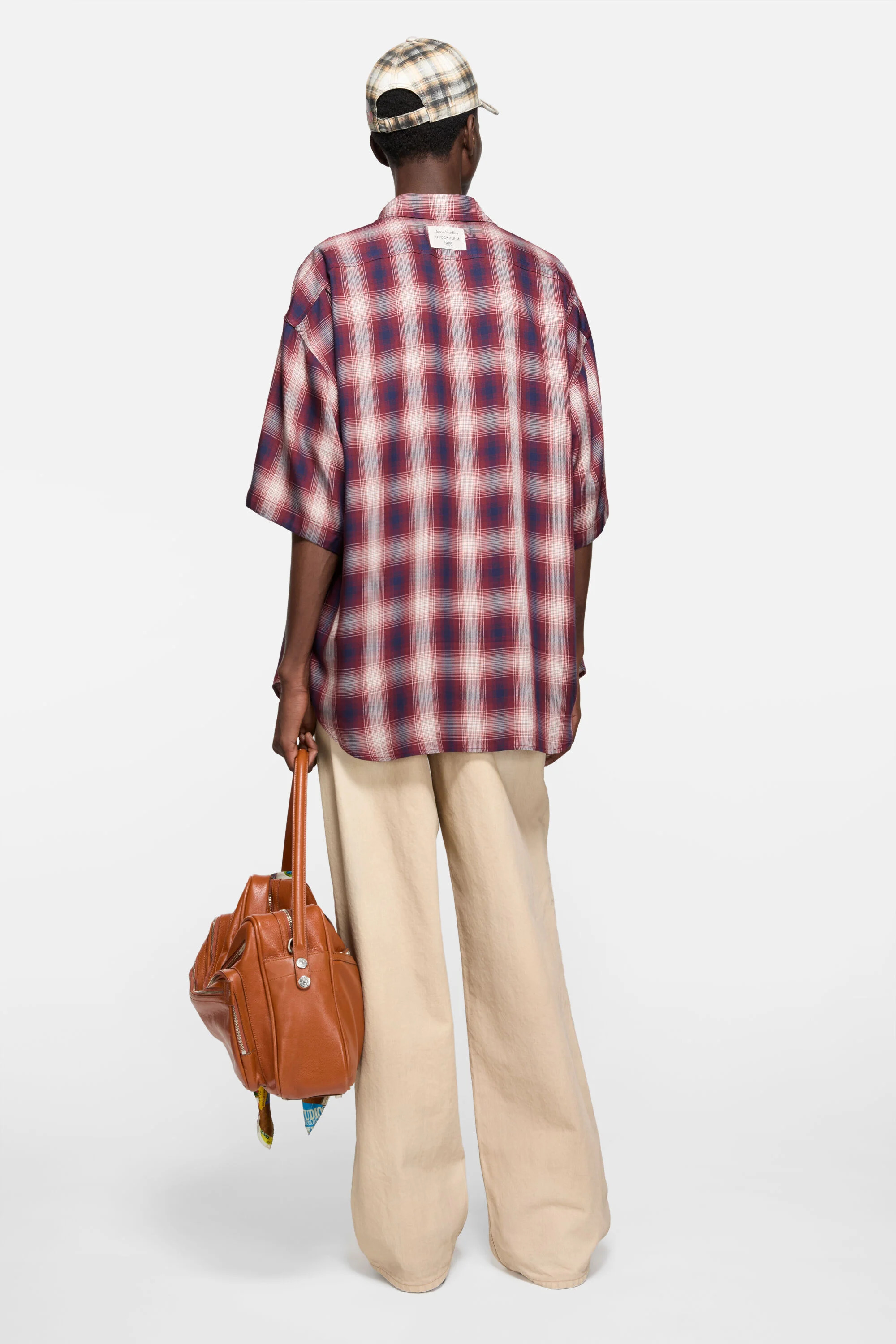 Button-up shirt - Red/blue - 3