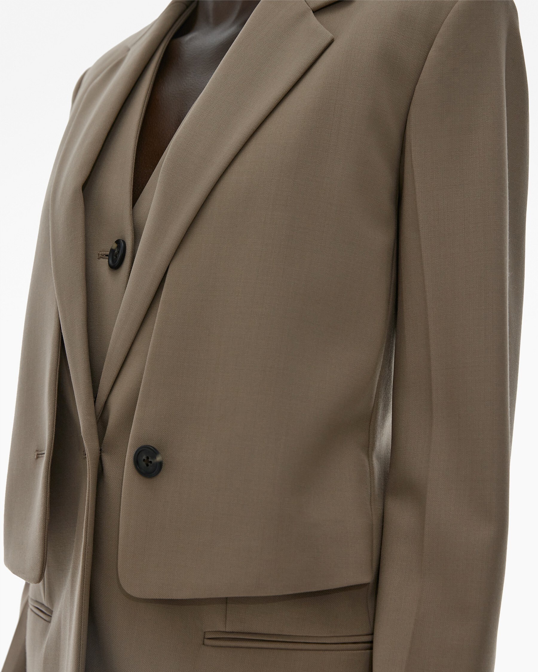 LAYERED CUT-OUT BLAZER - 6