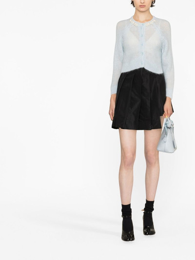 Simone Rocha high-waisted asymmetric-hem skirt outlook