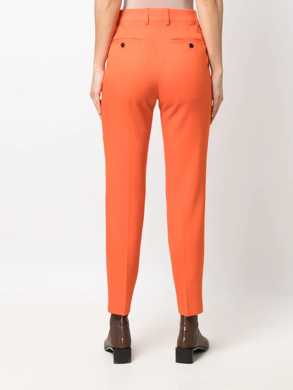 high-waisted tailored trousers - 4