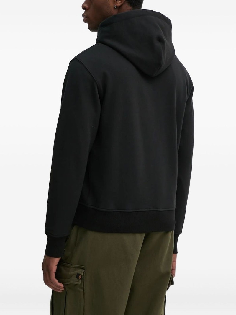 VERSACE JEANS COUTURE contrast-stitch hoodie outlook