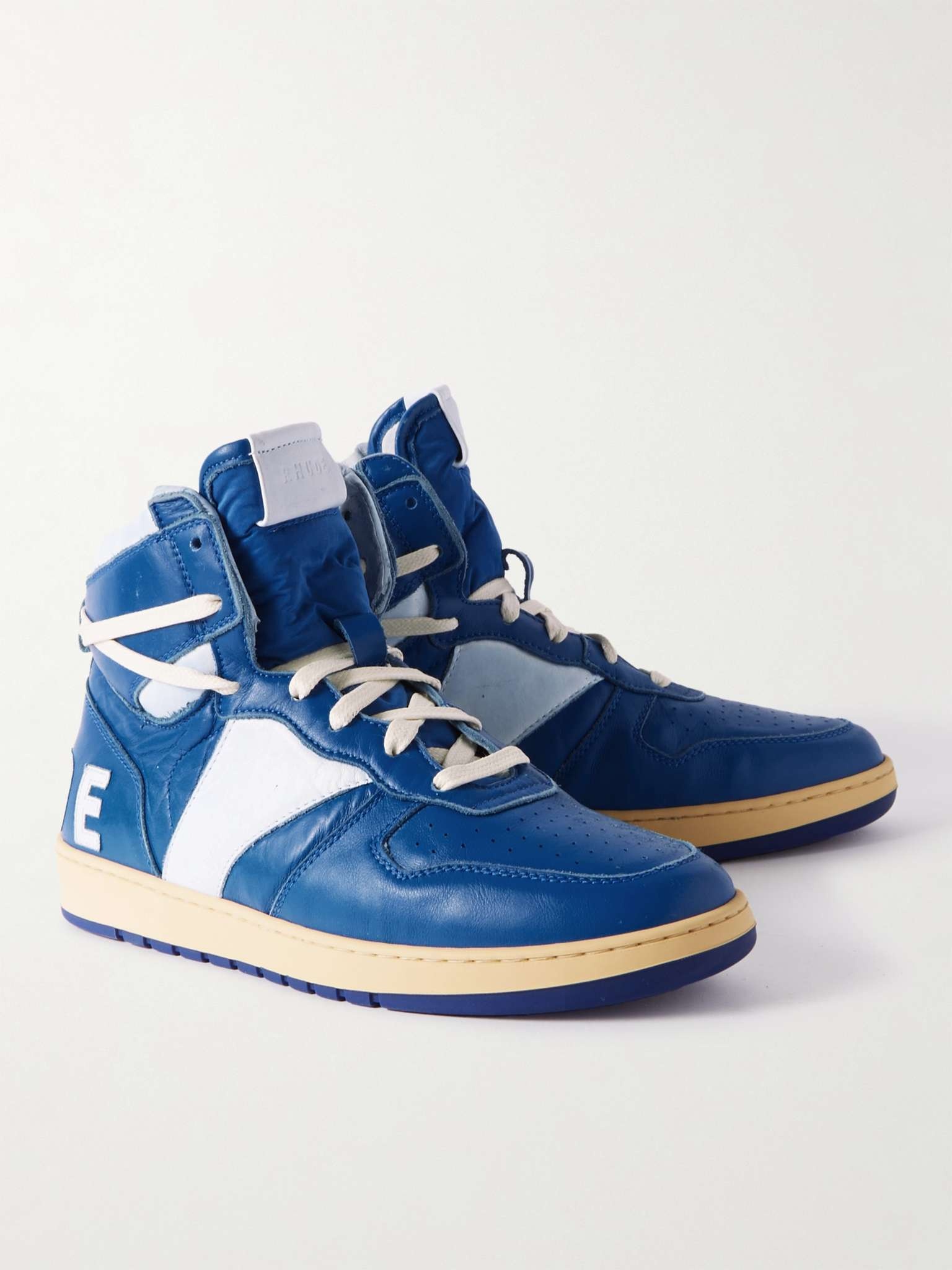 Rhecess Logo-Appliquéd Leather High-Top Sneakers - 4