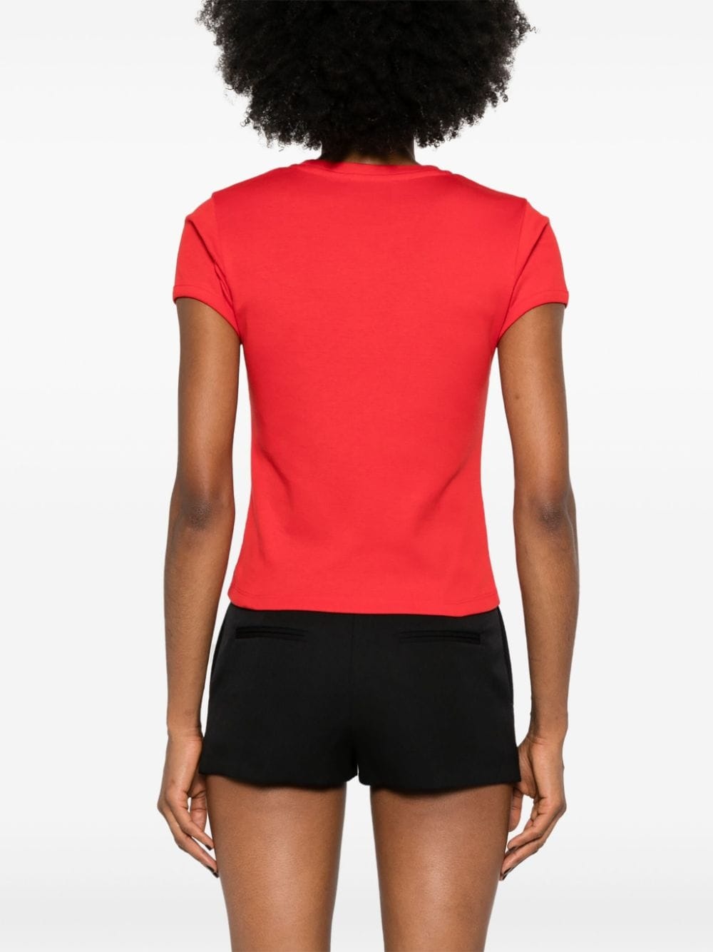 logo-print cotton T-shirt - 4