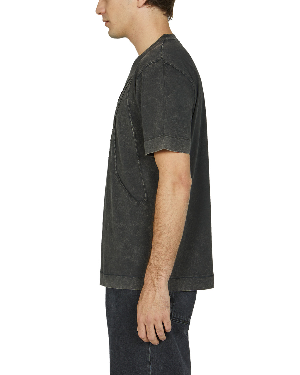 INTARSIA APPLIQUE LOGO T-SHIRT - 4