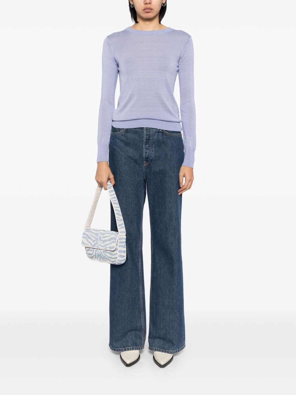 crew-neck top - 2