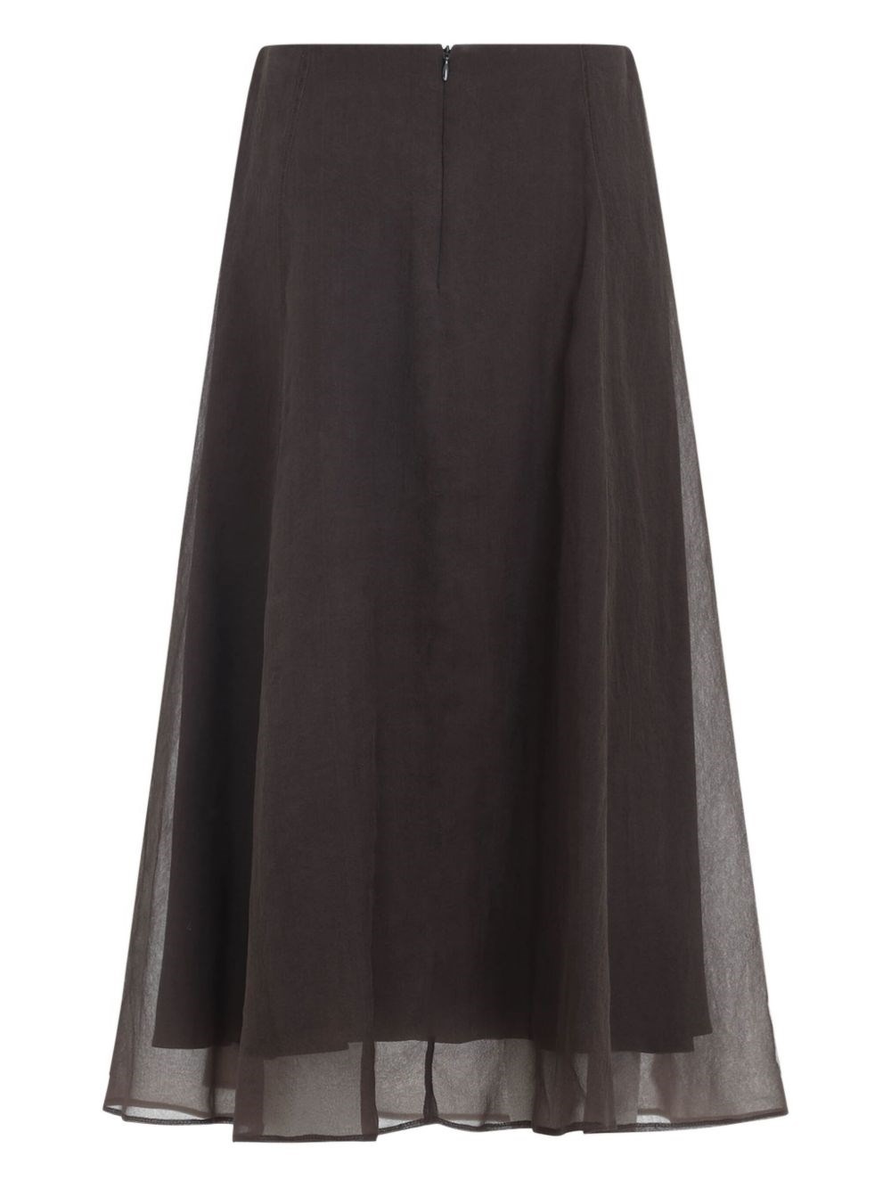 Silk long skirt - 2