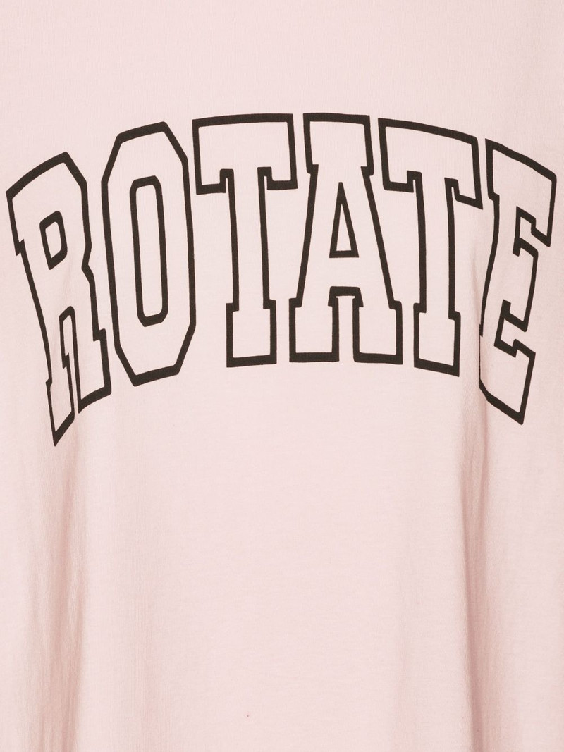 logo print T-shirt 5