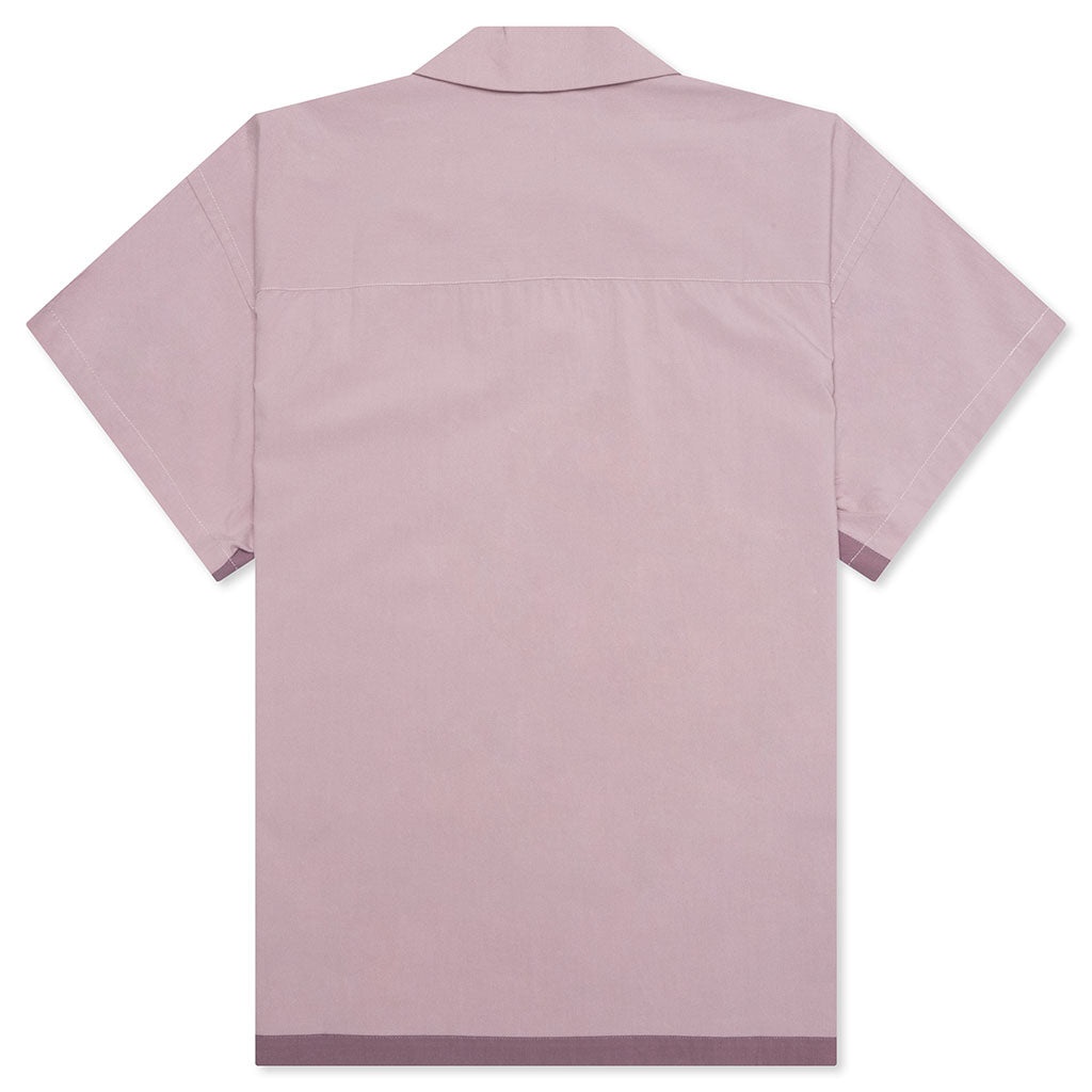 PULLOVER CAMP SHIRT - HAZE/PURPLE - 2