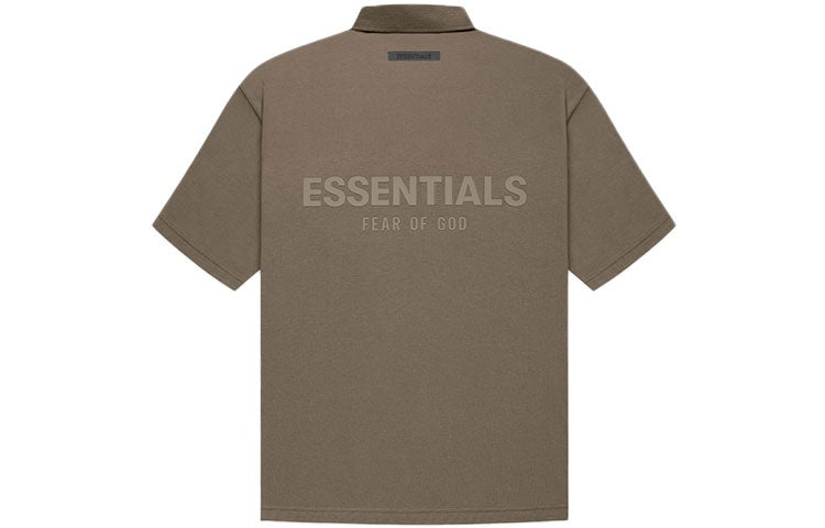 Fear of God Essentials FW21 Logo Polo Shirt 'Harvest' FOG-FW21-004 - 2