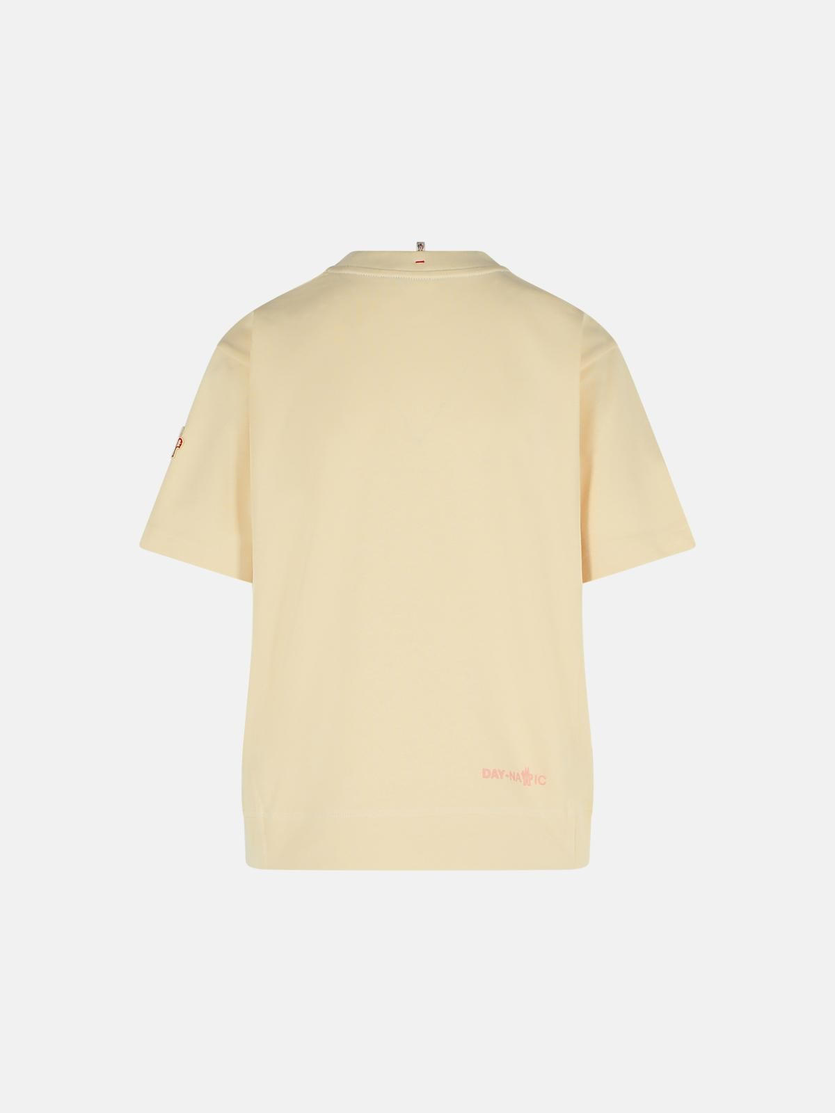 CREAM COTTON T-SHIRT - 3