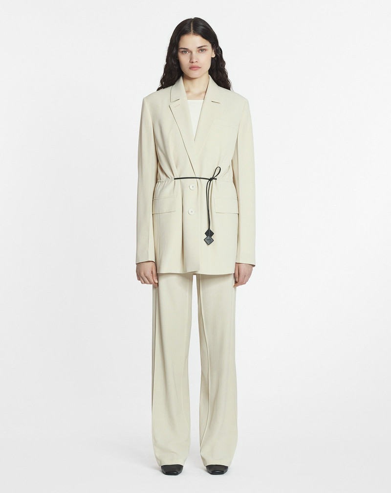 Lanvin TAILORED WOOL-BLEND PANTS outlook