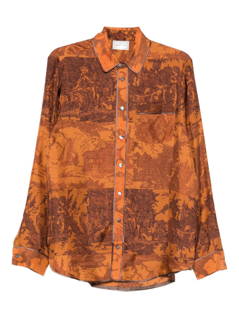 printed pocket shirt 1