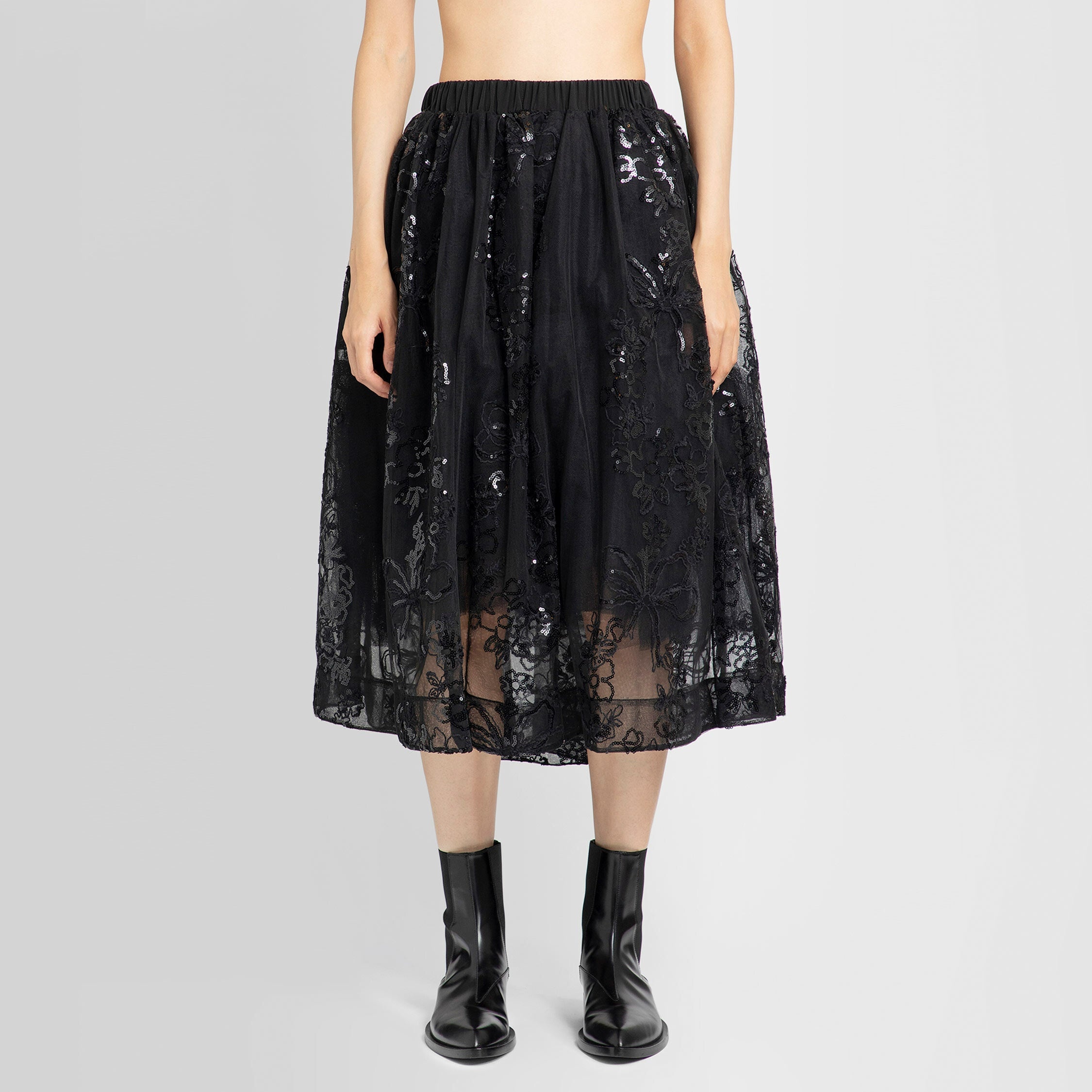 SIMONE ROCHA WOMAN BLACK SKIRTS - 6