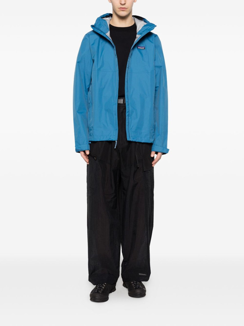 Patagonia logo-patch hooded jacket outlook