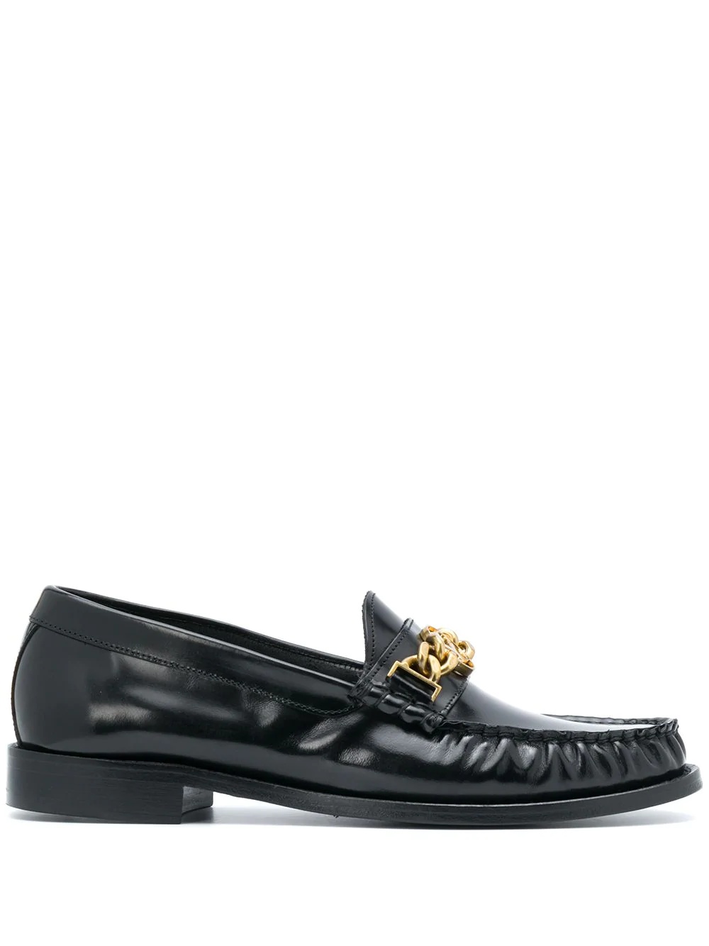 chain-embellished loafers - 1