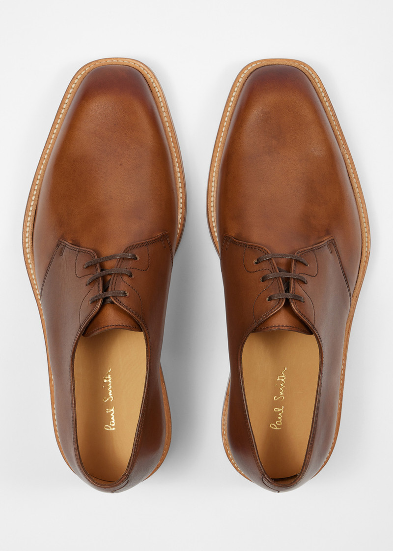 Tan Leather 'Sheridan' Shoes 5
