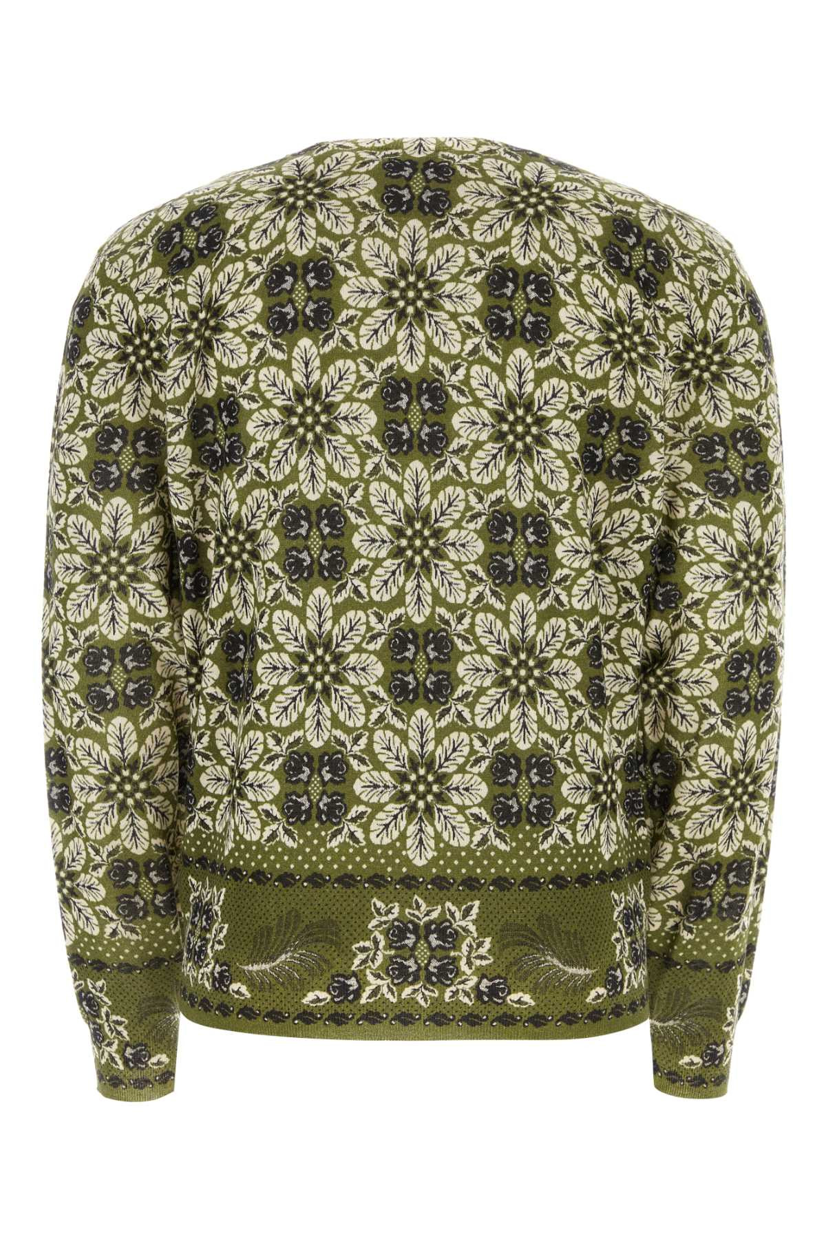 Etro Men Printed Silk Blend Sweater - 2