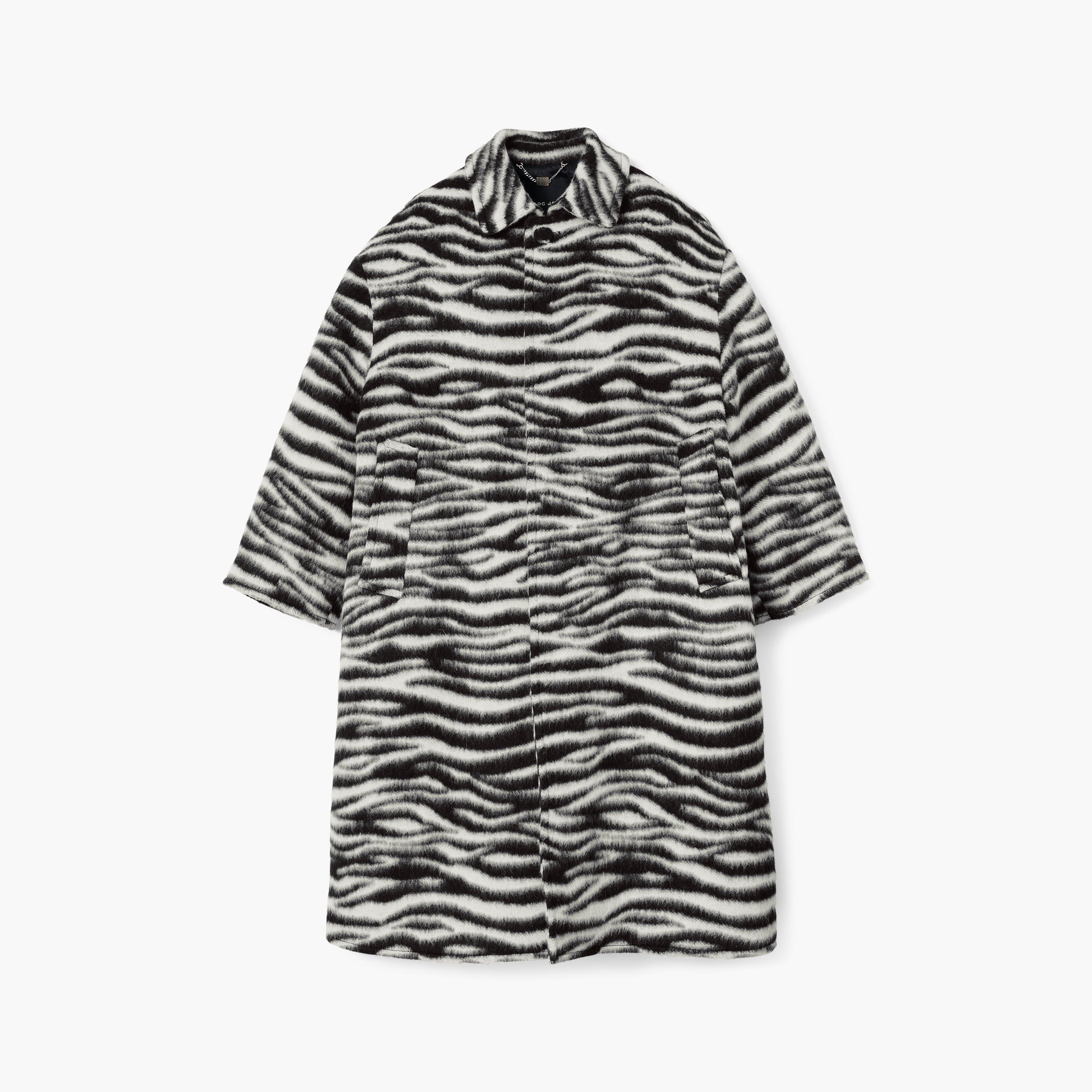 THE ZEBRA BRUSHED COAT - 2