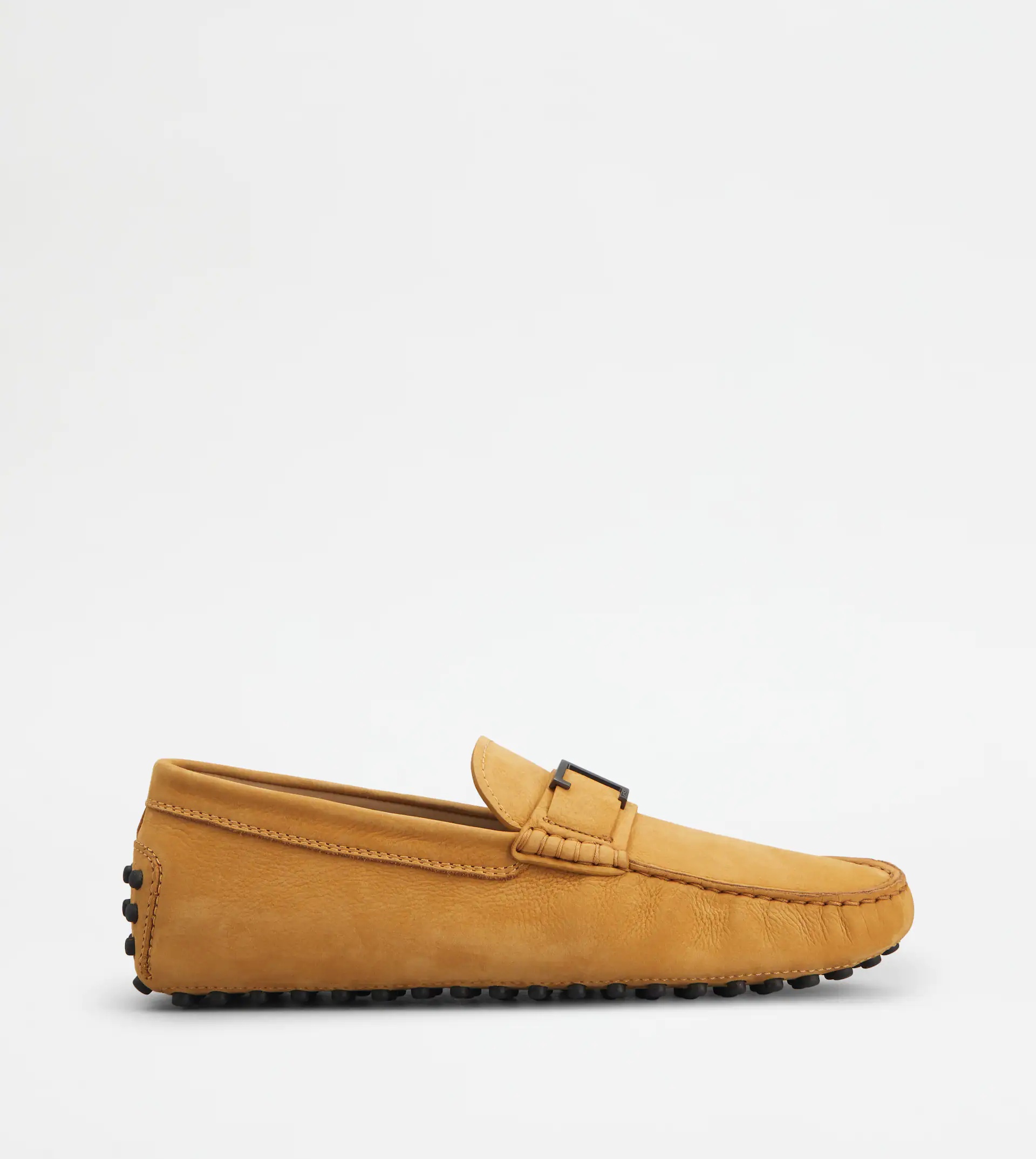 GOMMINO DRIVING SHOES IN NUBUCK - YELLOW - 1