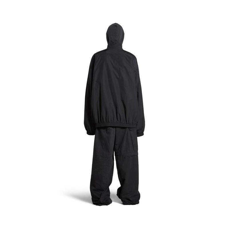 Men's Stencil Type Tracksuit Jacket in Black 4