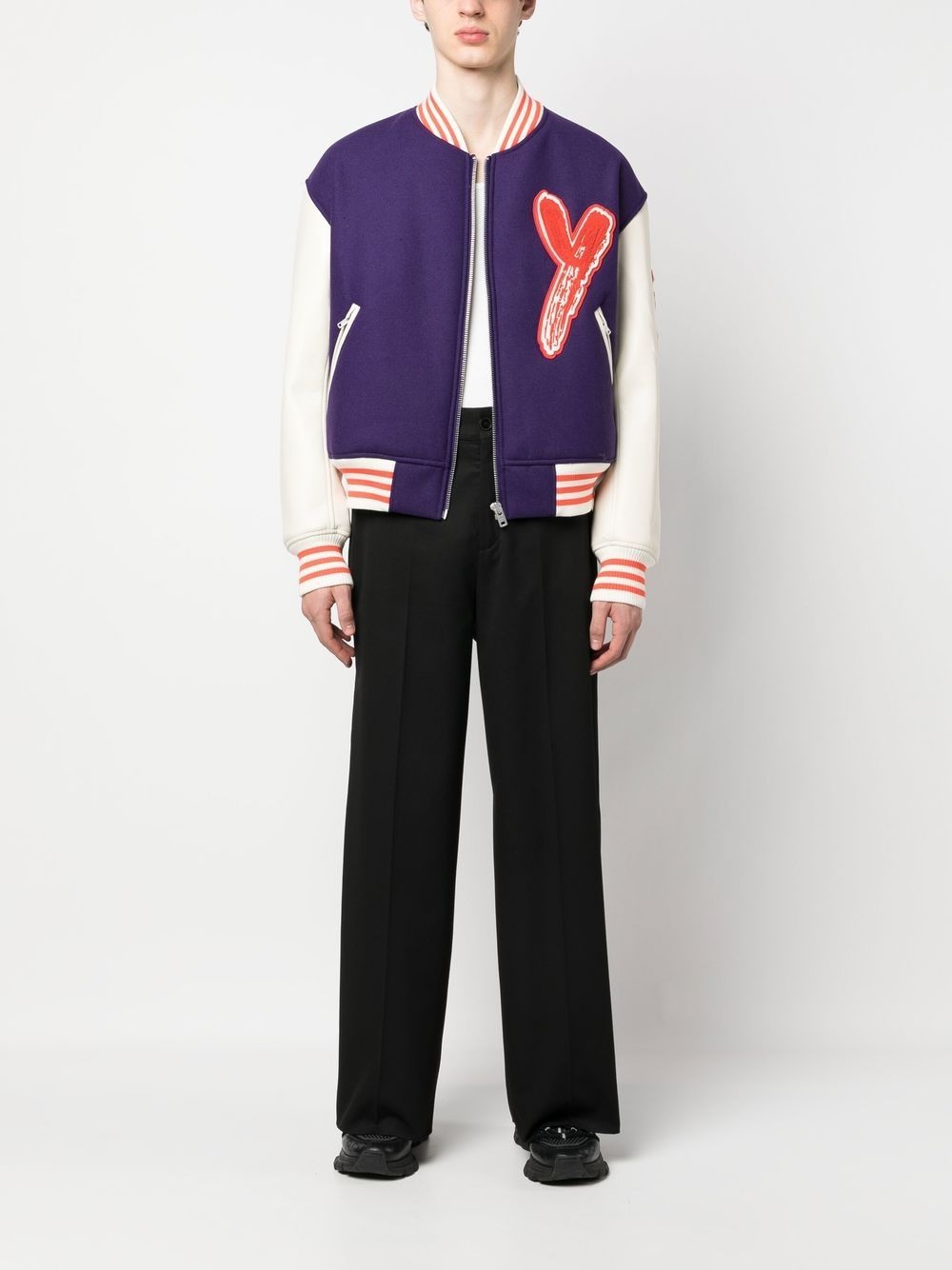graphic-print bomber jacket - 2