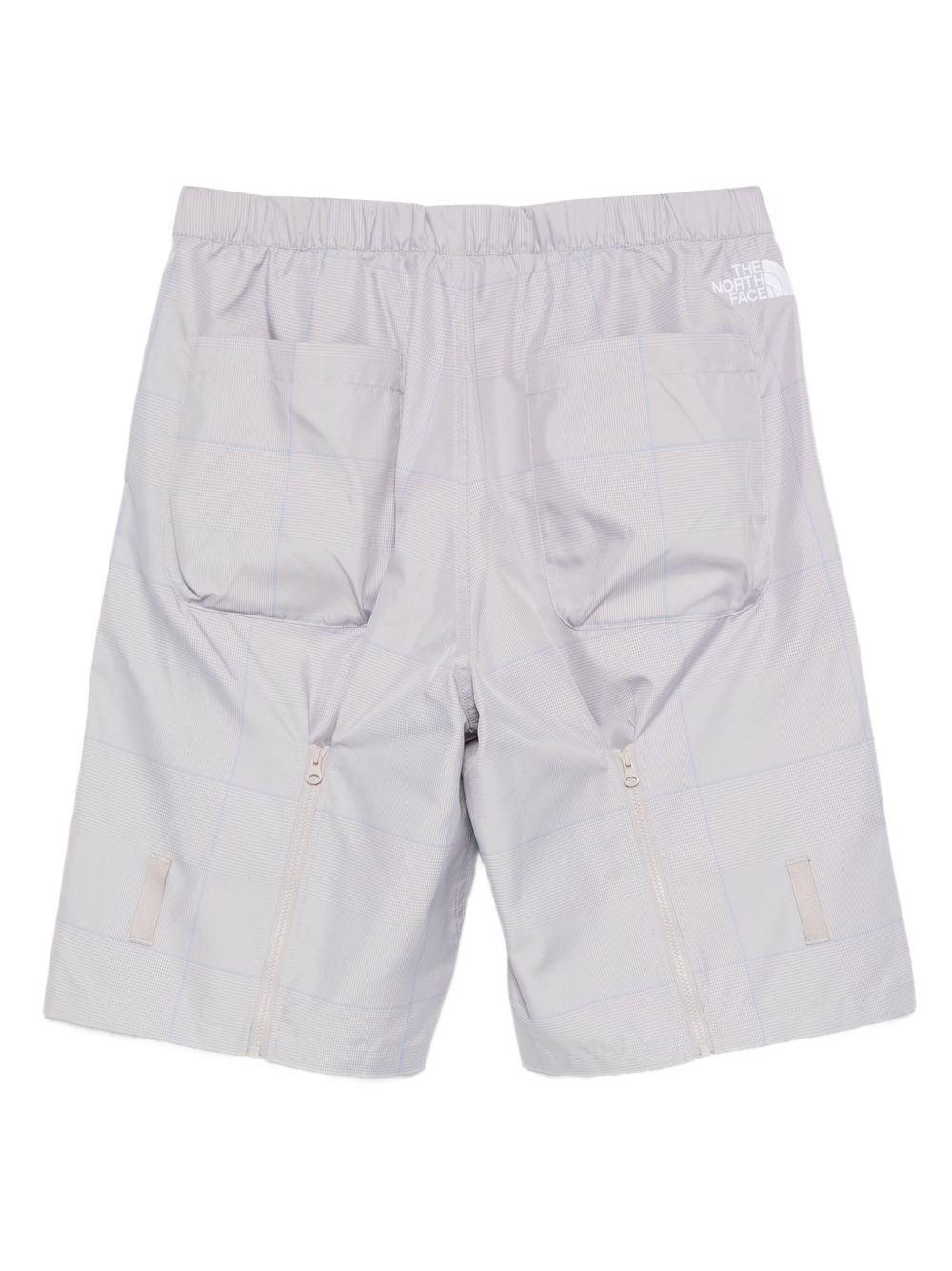 checked zip-pocket shorts - 2