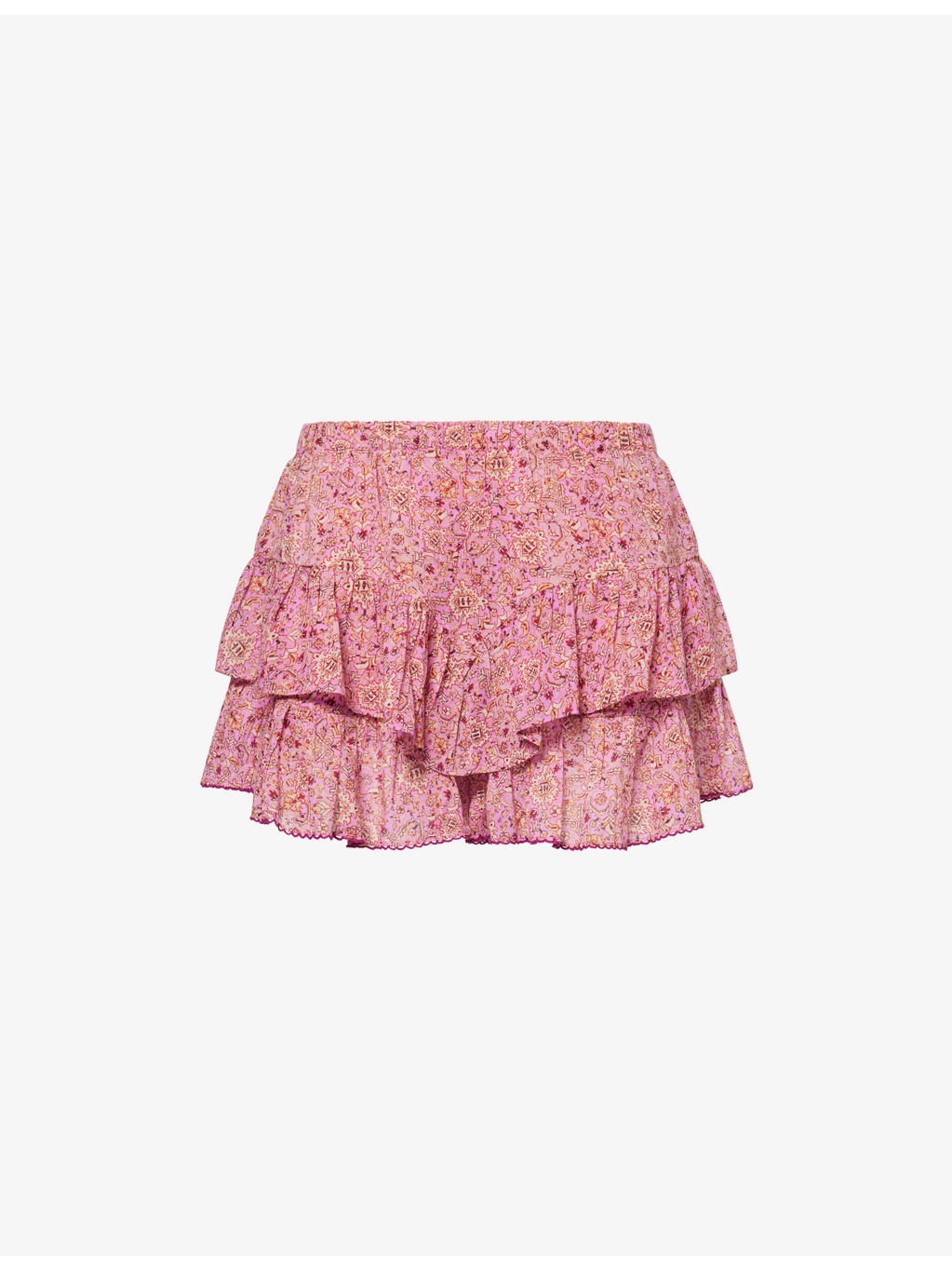 Jocadia Paisley-Print Cotton Shorts - 1