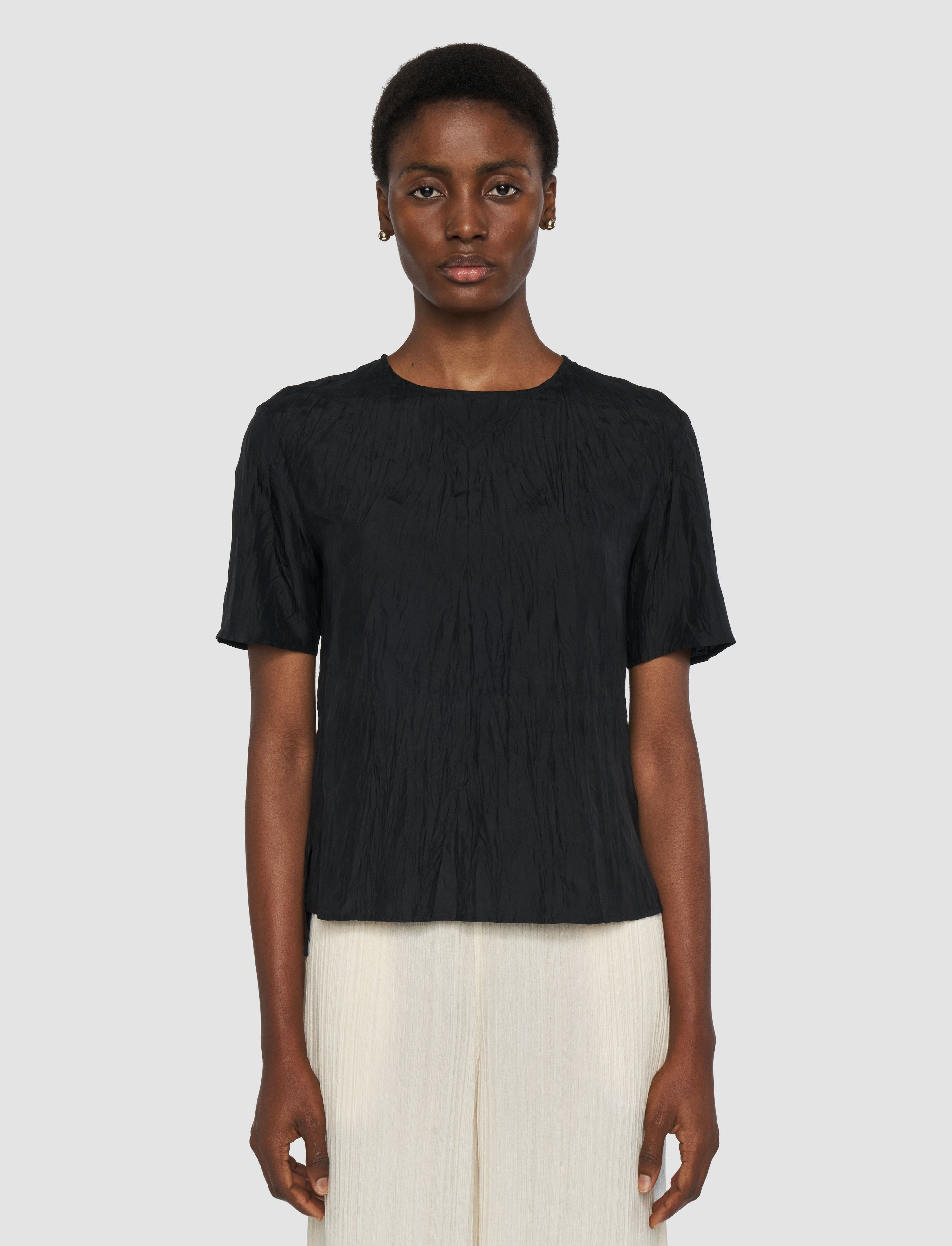Brunet Habotai Silk Top - 3
