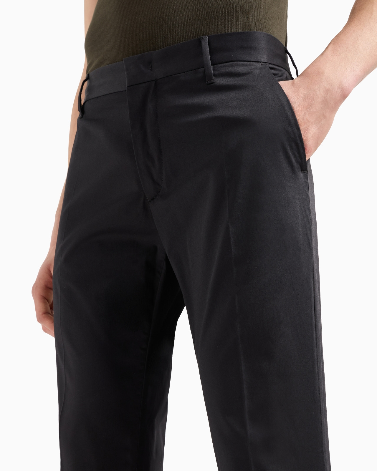 Stretch-cotton chinos - 5