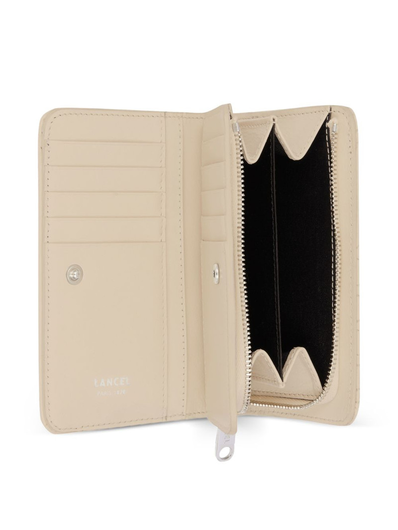 zipped quilted compact wallet 4