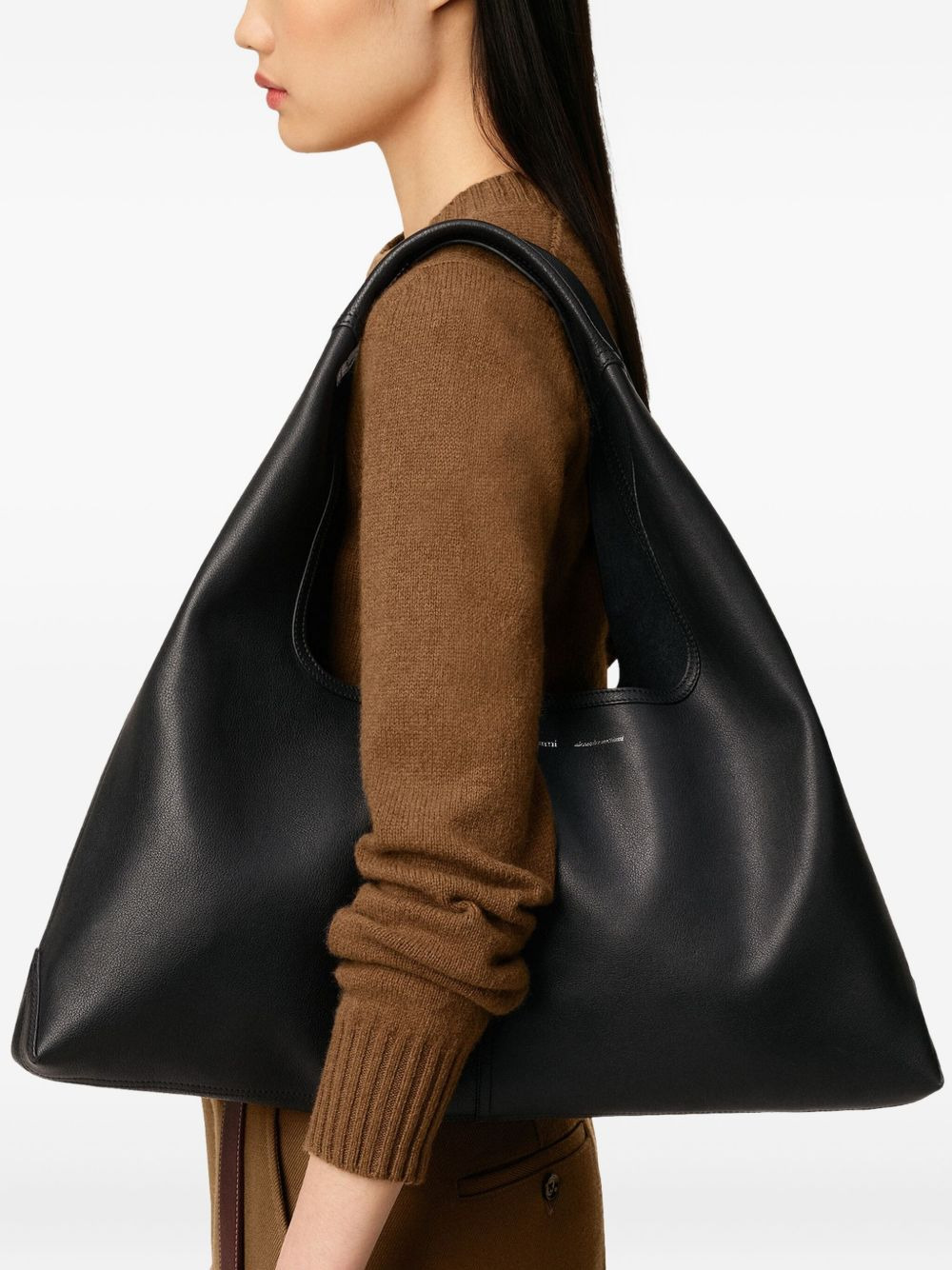 Etienne leather trapezoid shoulder bag - 2
