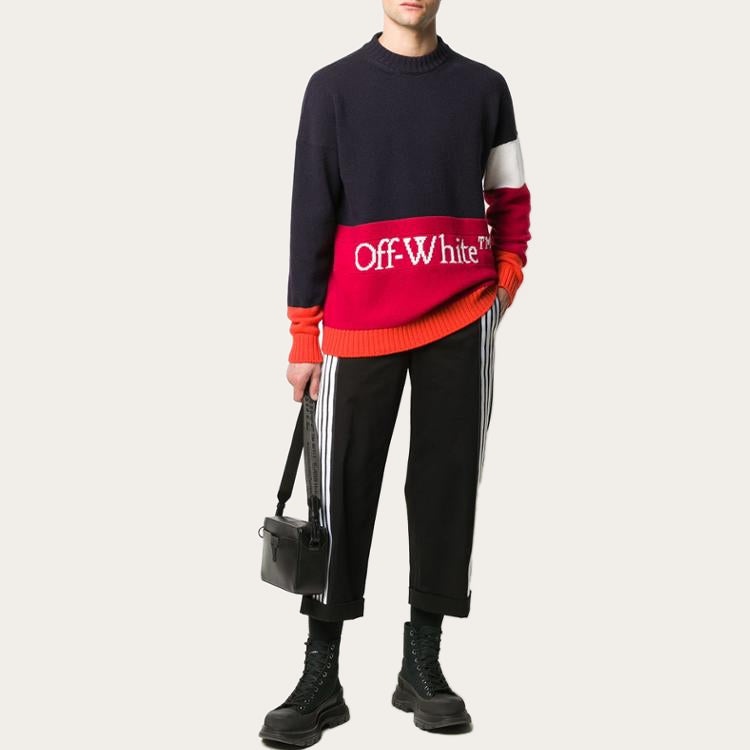 Men's Off-White Alphabet logo Knit OMHE048E20KNI0014525 - 3
