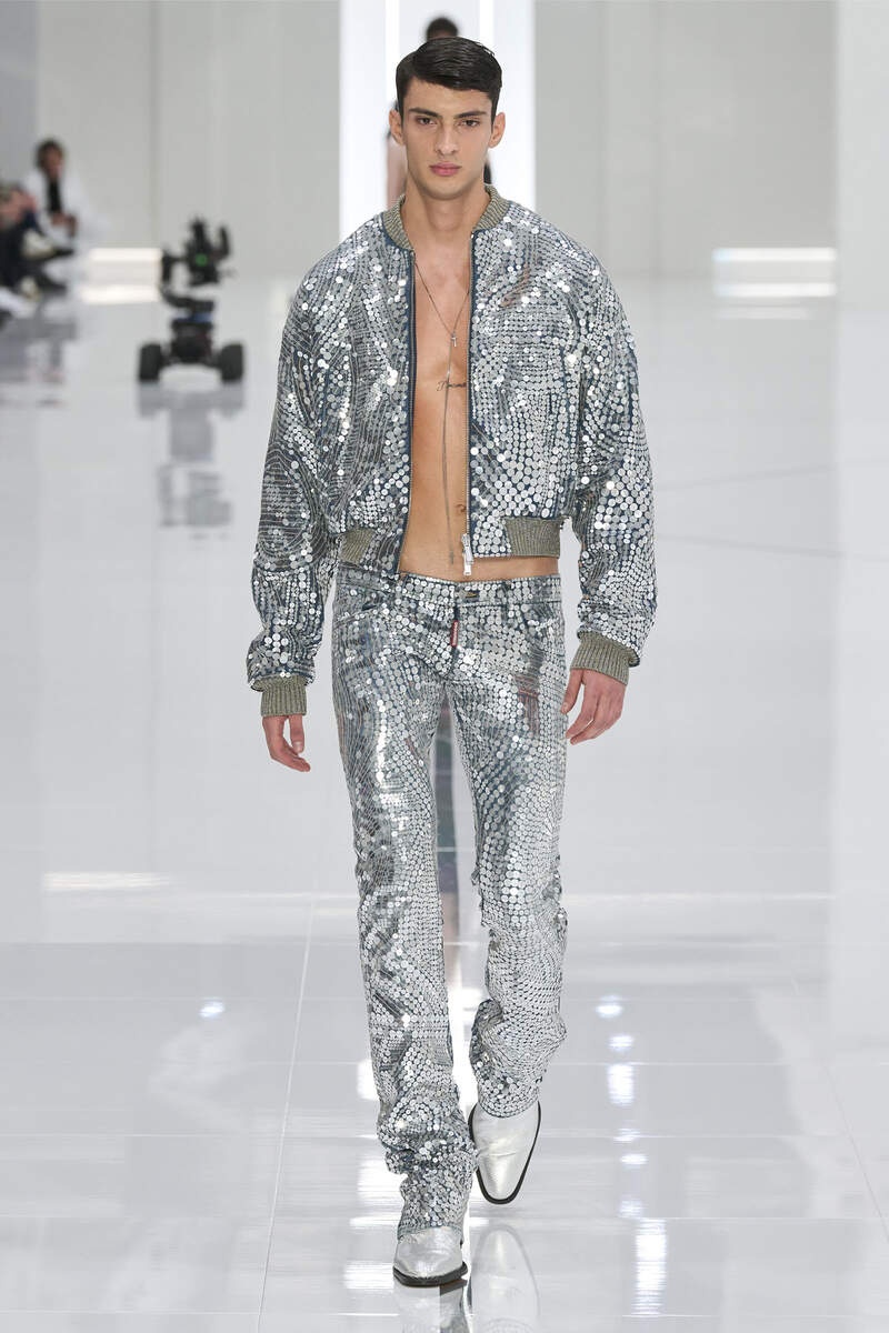 SILVER SUPERNOVA 80'S BOMBER JACKET - 7