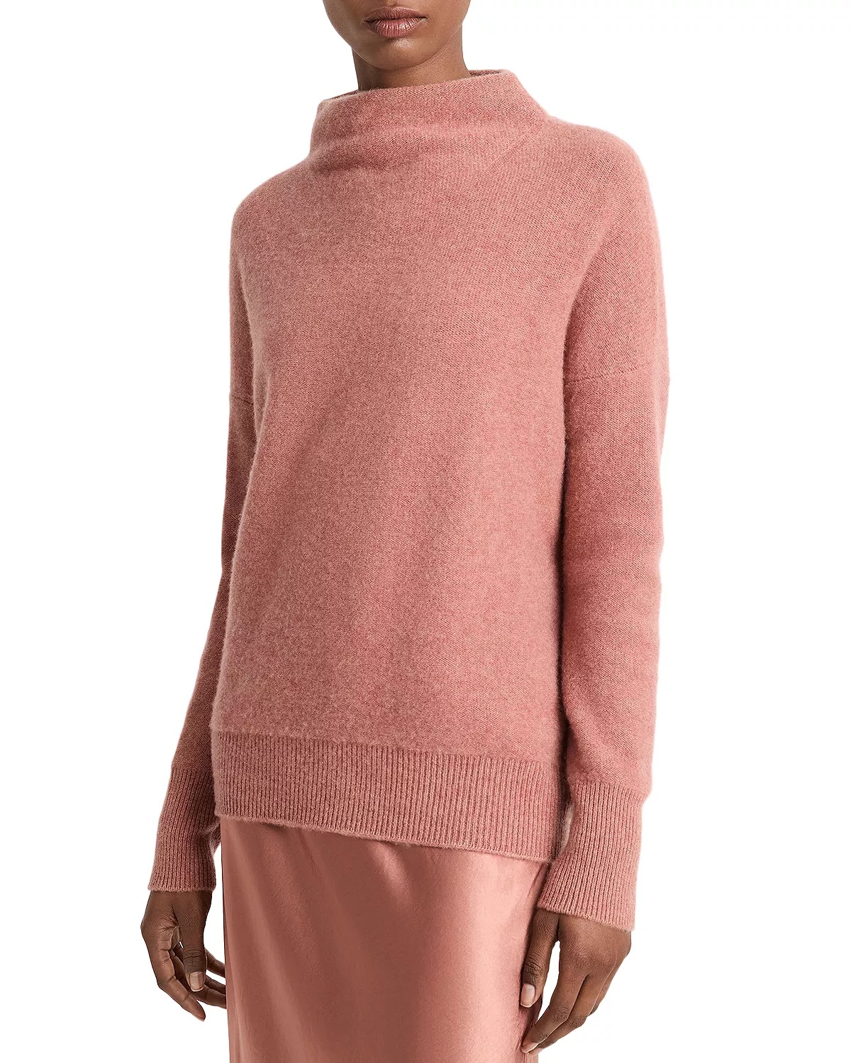 Boiled Cashmere Funnel Neck Sweater - 4