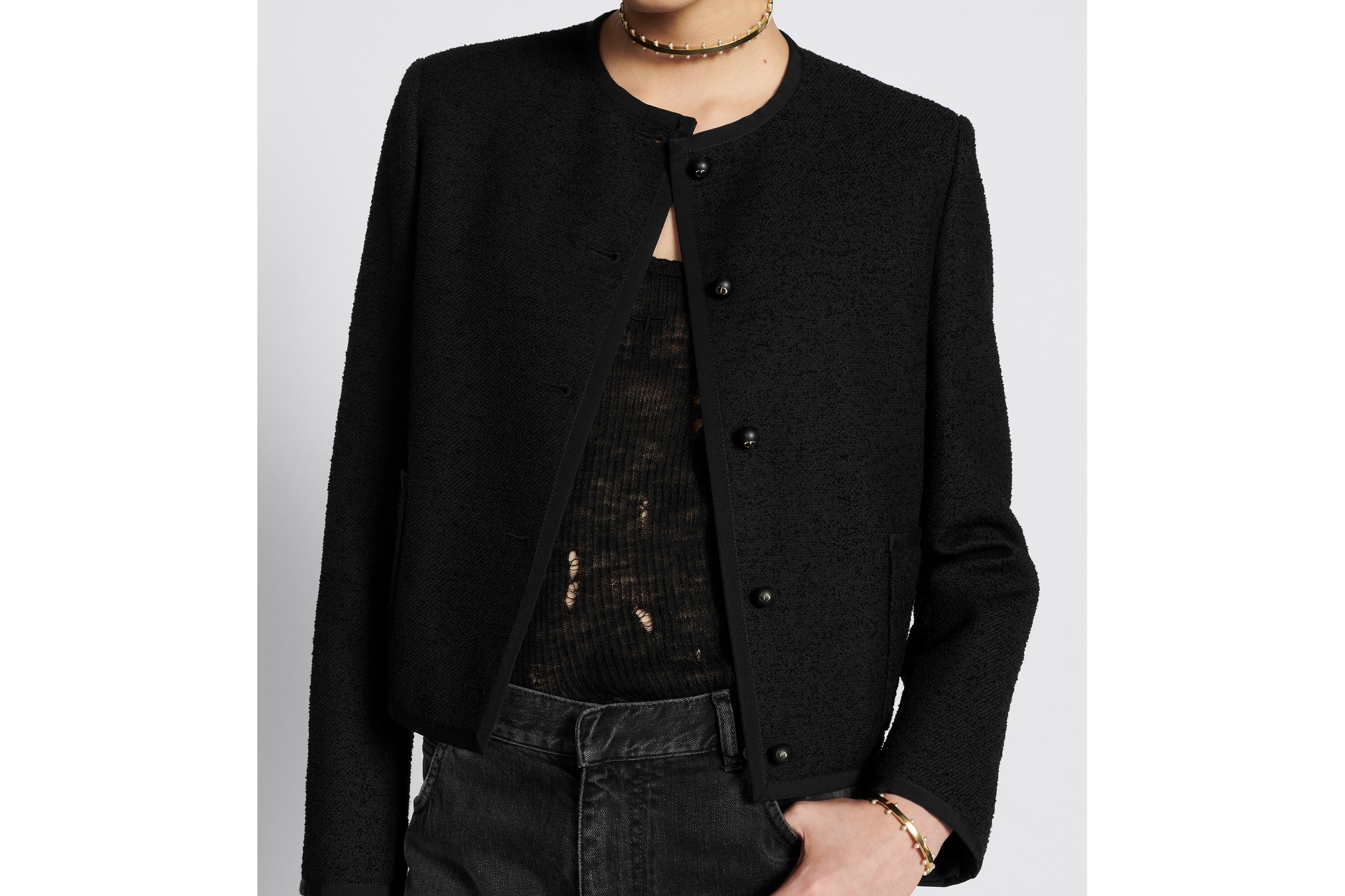 Cropped Jacket - 4