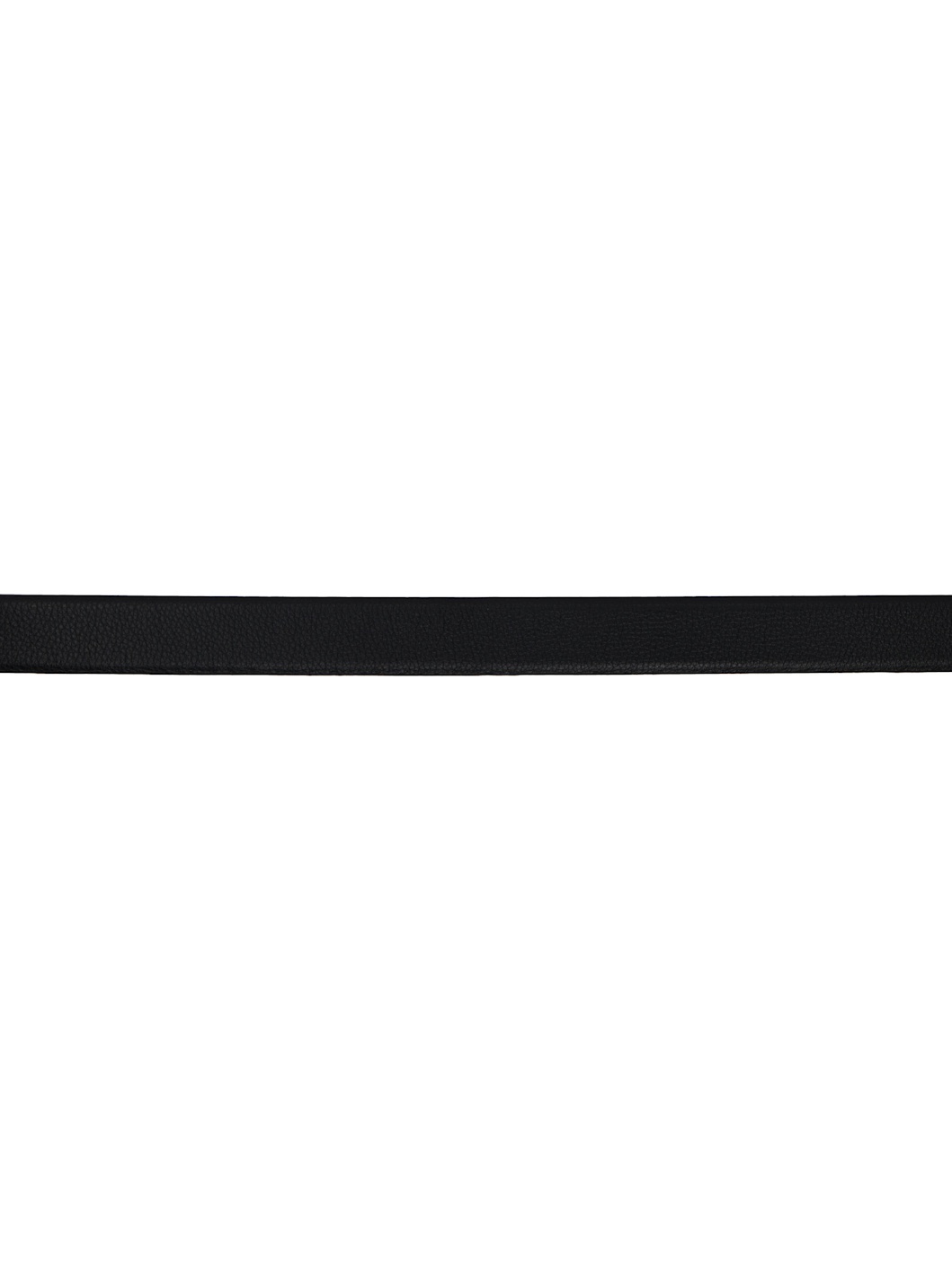 Black Grained Calfskin Belt - 2