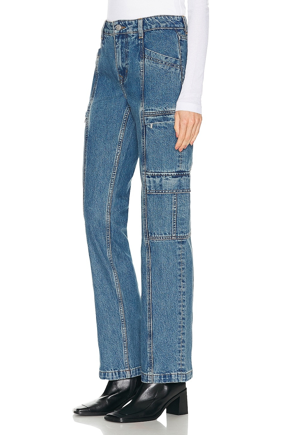 Naomi Low Rise Slim Cargo - 3