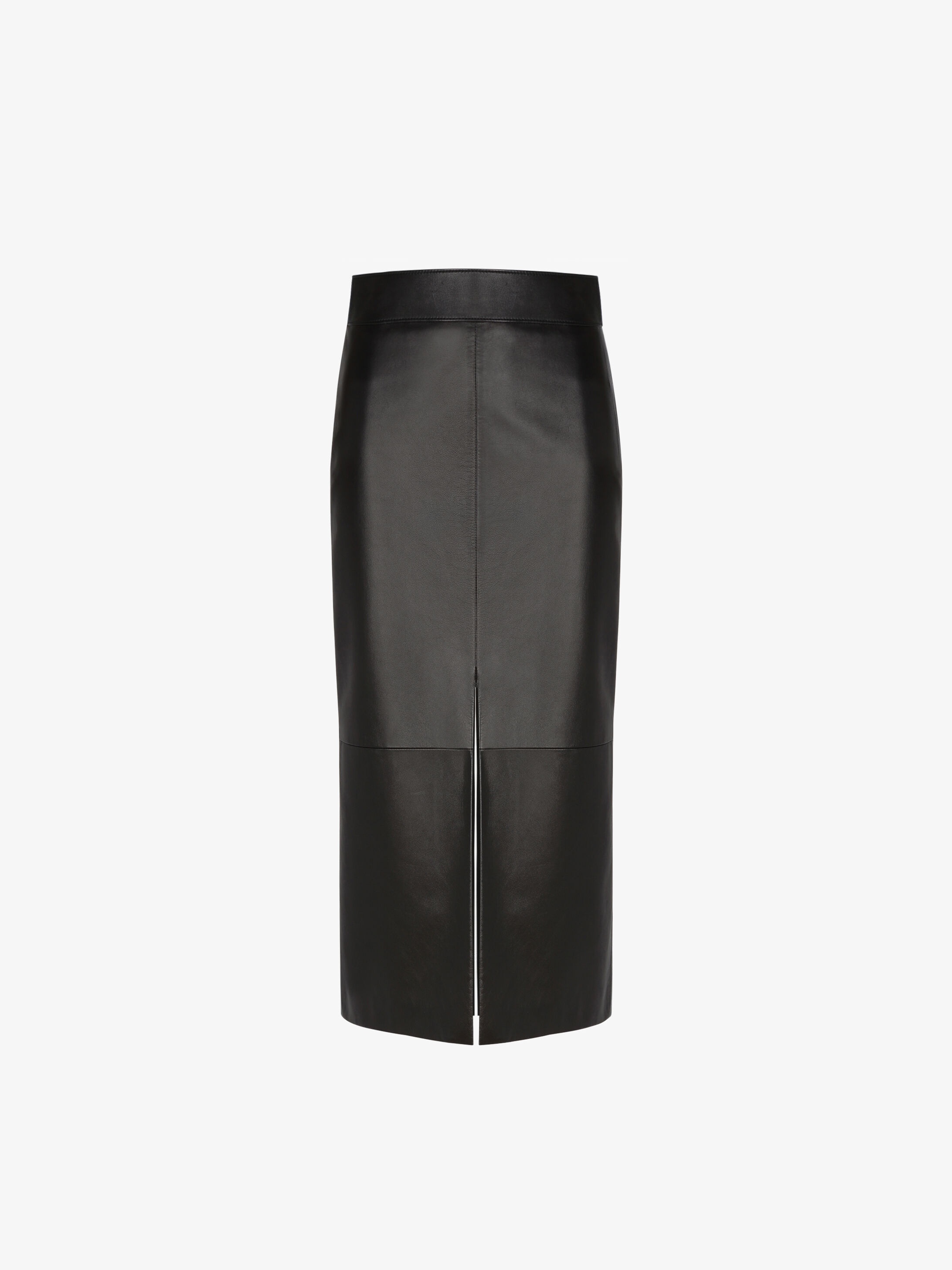 Pencil skirt in leather - 1