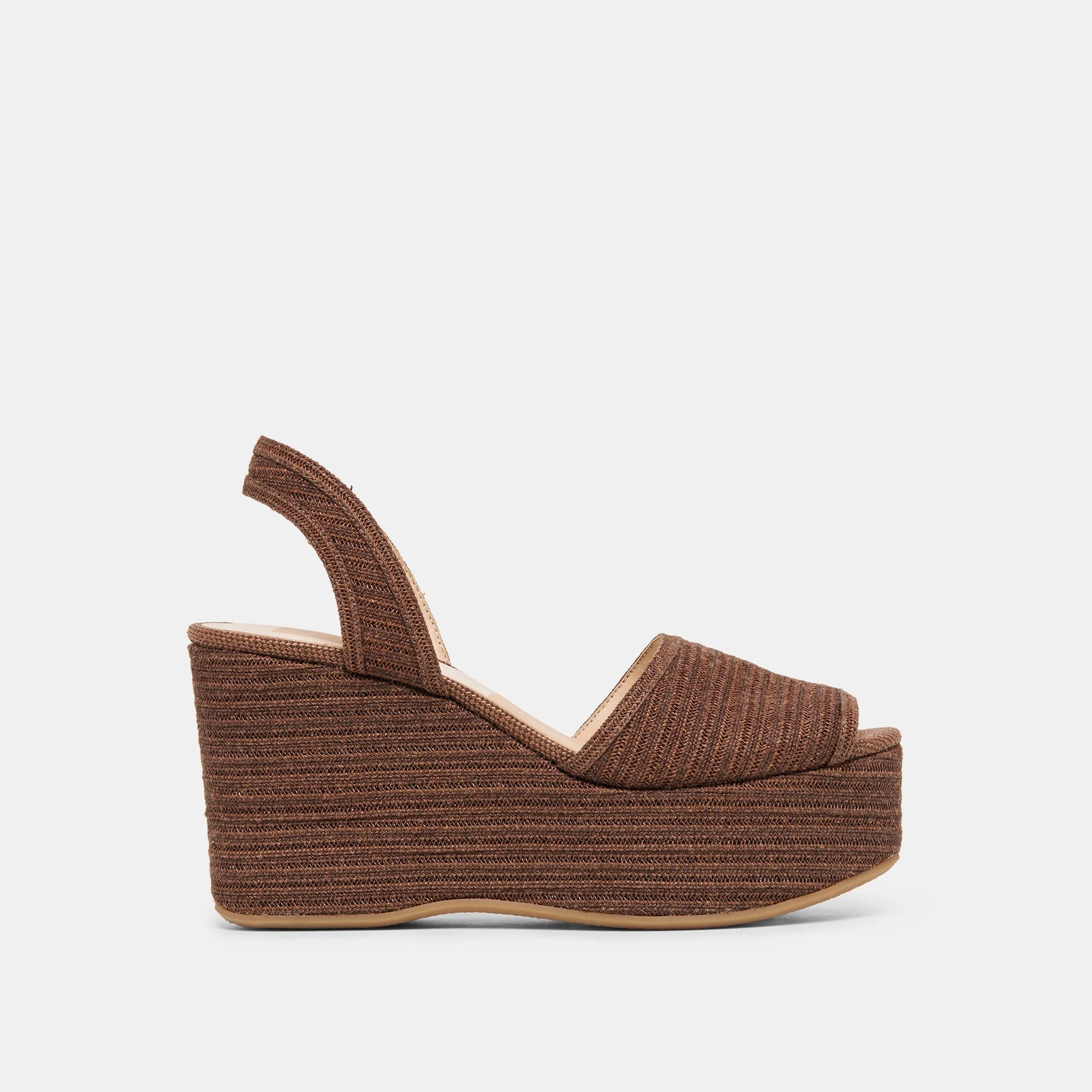 AKERA WEDGES COCOA RAFFIA - 1