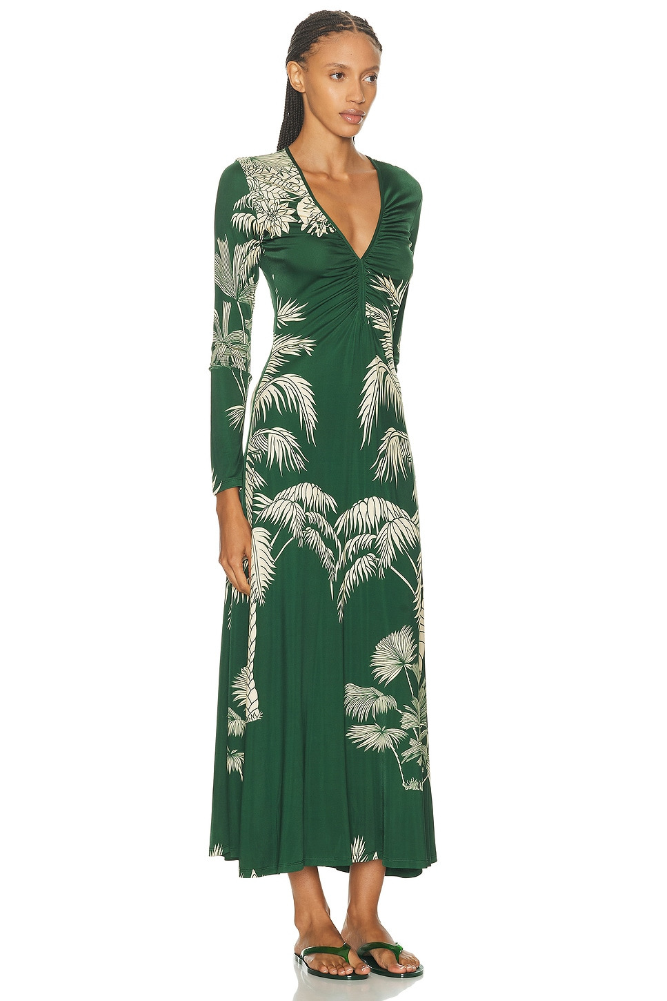 Alma Boradada Midi Dress - 2