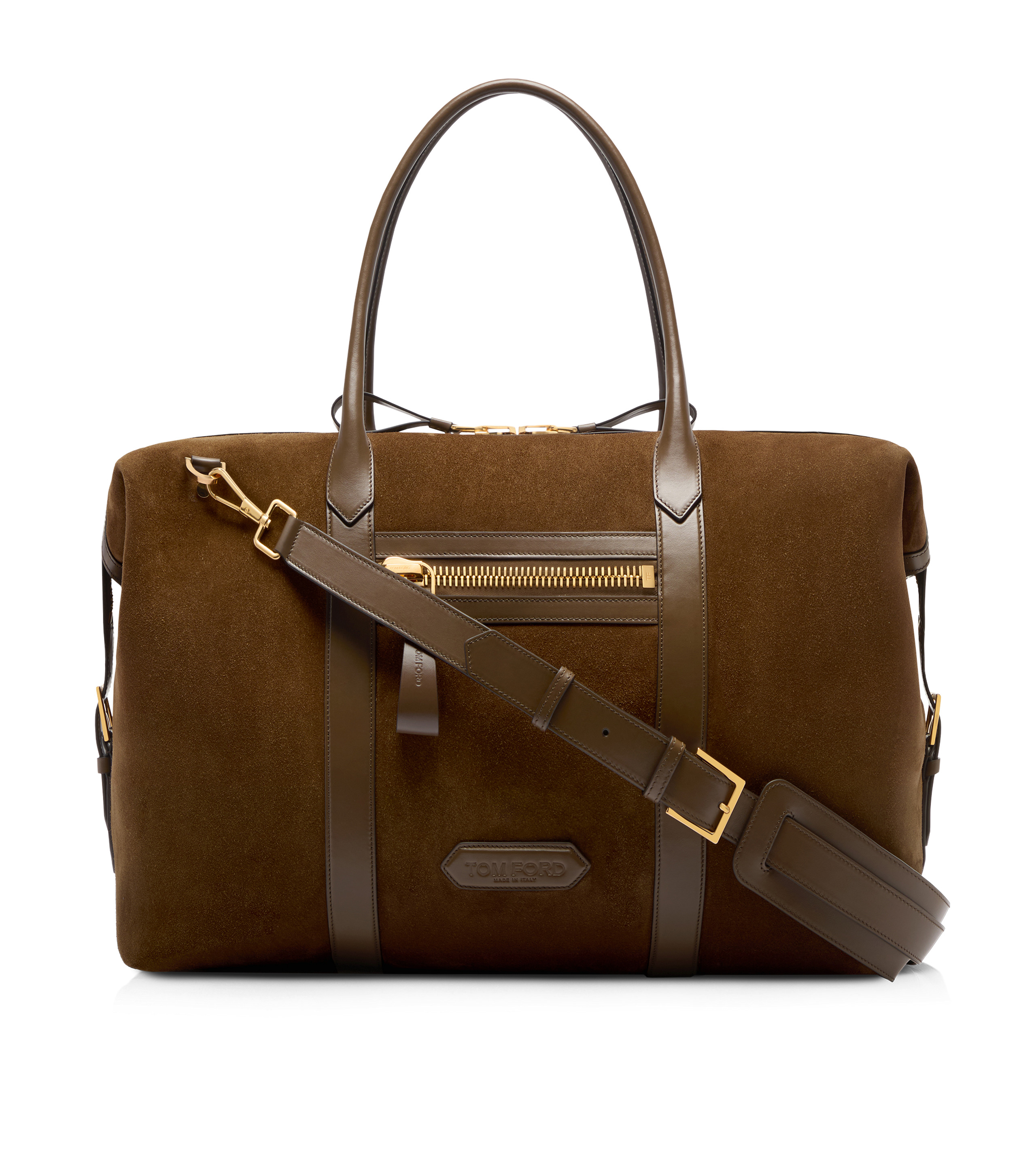 SUEDE BUCKLEY HOLDALL - 1