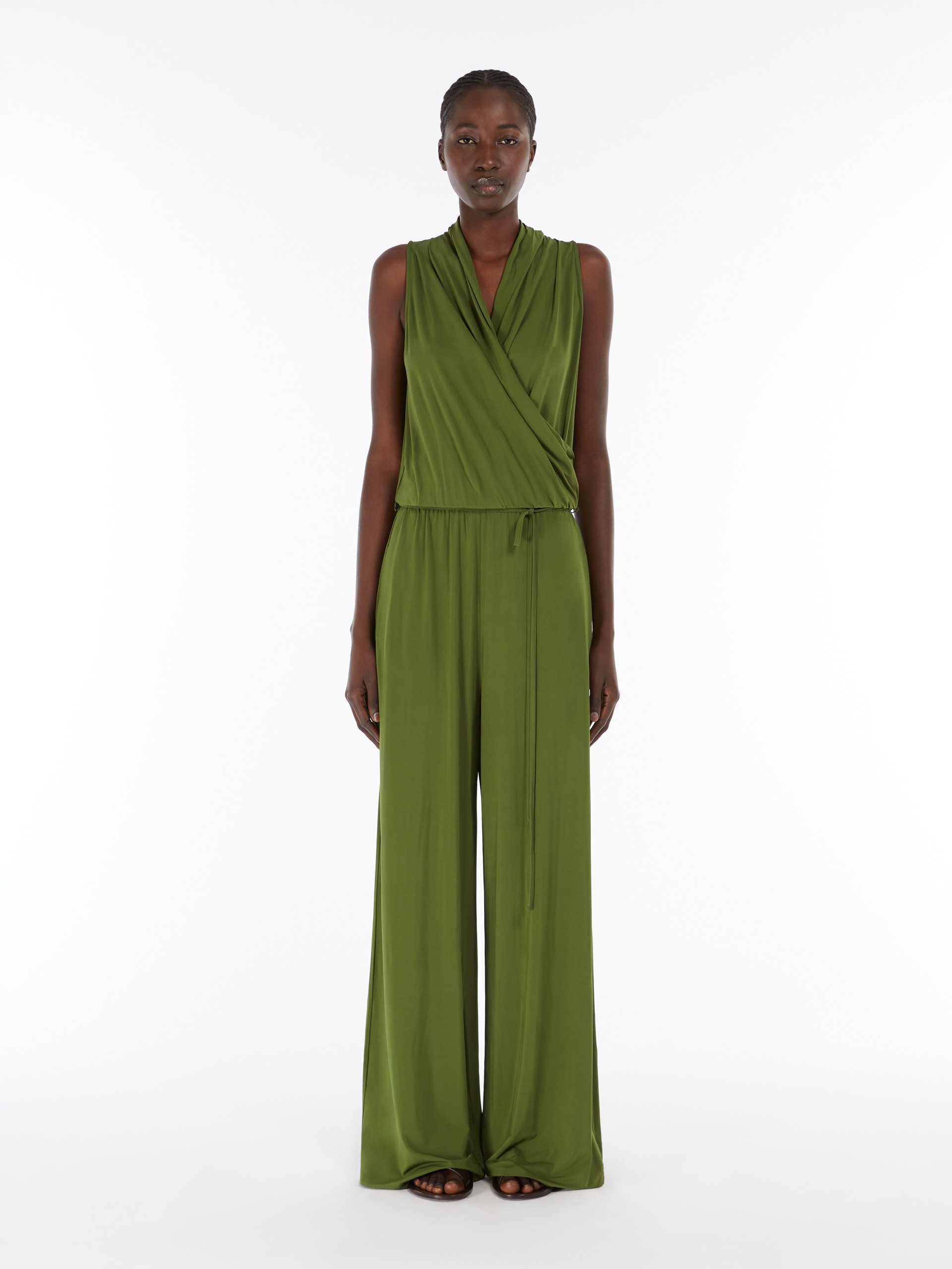 GENZANA Stretch viscose jersey jumpsuit - 3