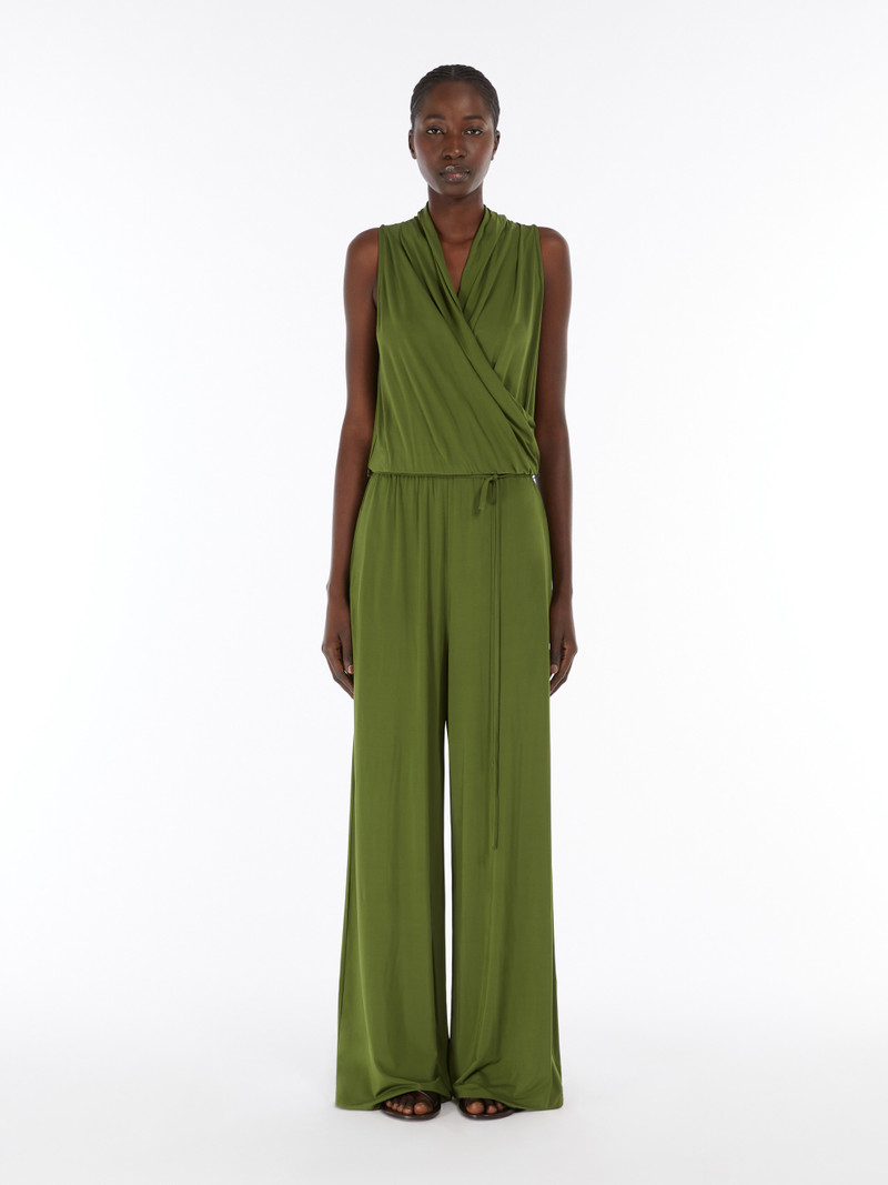 GENZANA Stretch viscose jersey jumpsuit 3