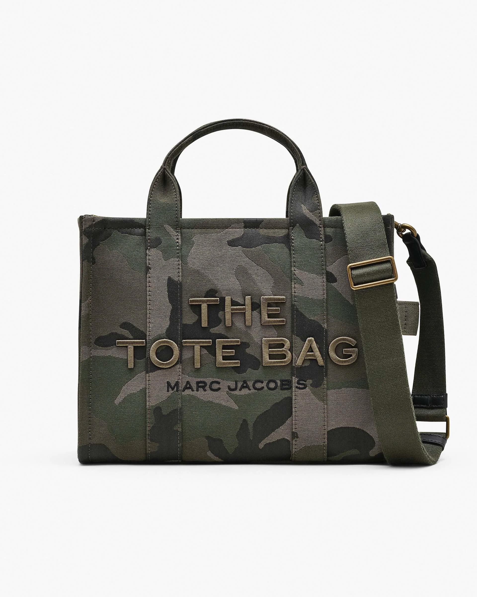THE CAMO JACQUARD MEDIUM TOTE BAG - 1