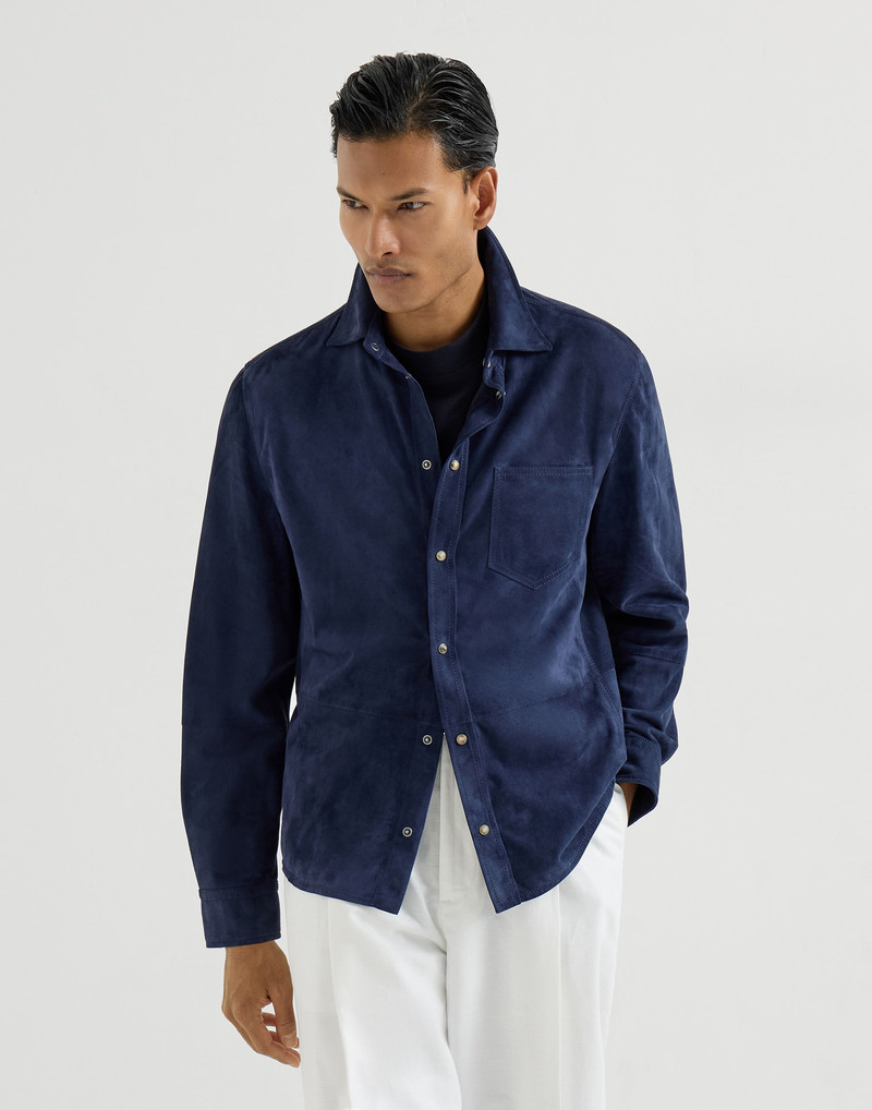 Suede overshirt 2